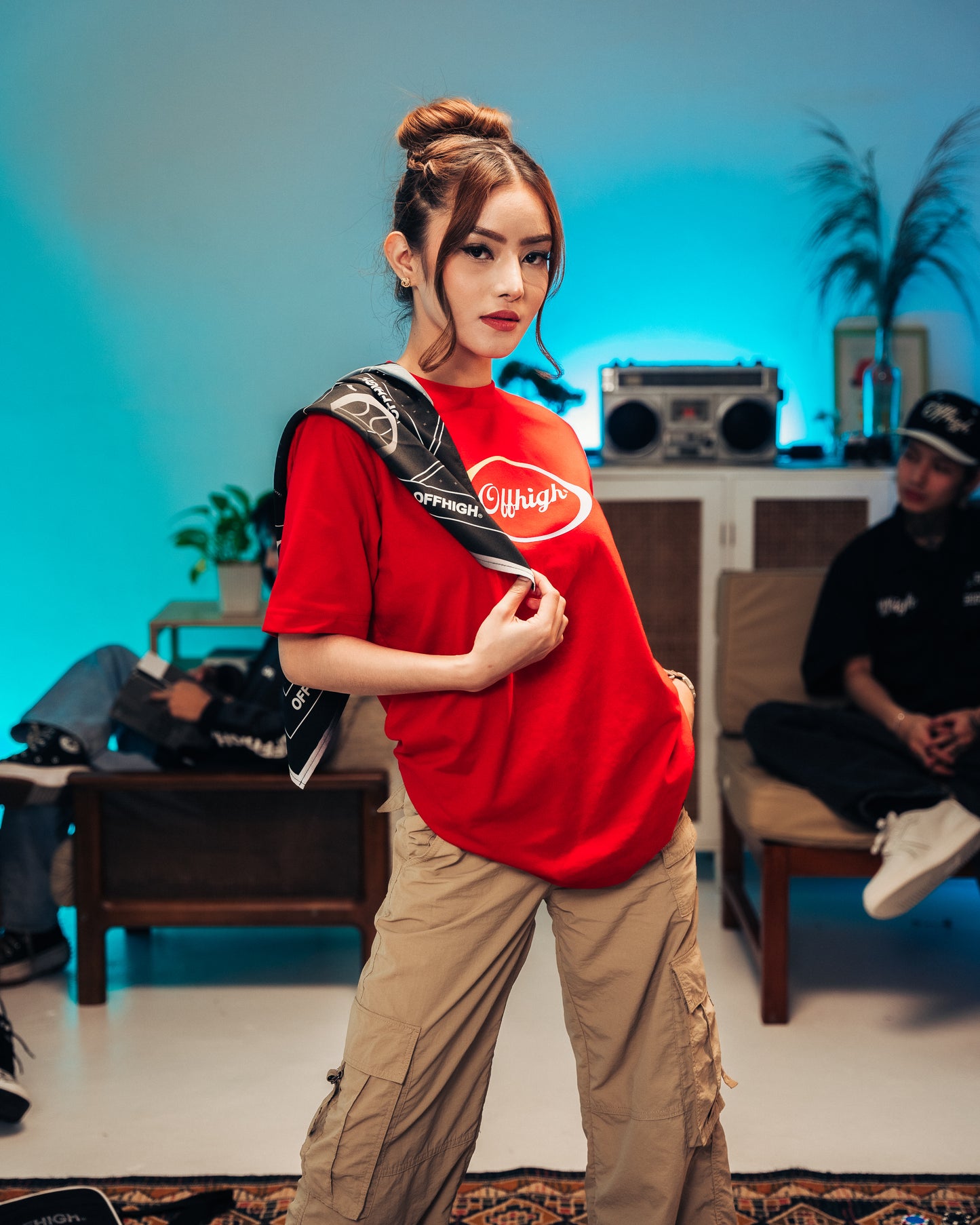 OFFHIGH STRAY TO SLAY RED TSHIRT