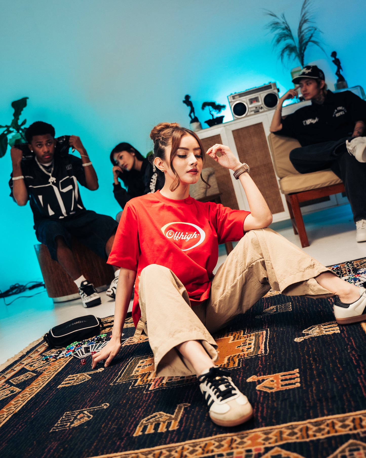 OFFHIGH STRAY TO SLAY RED TSHIRT