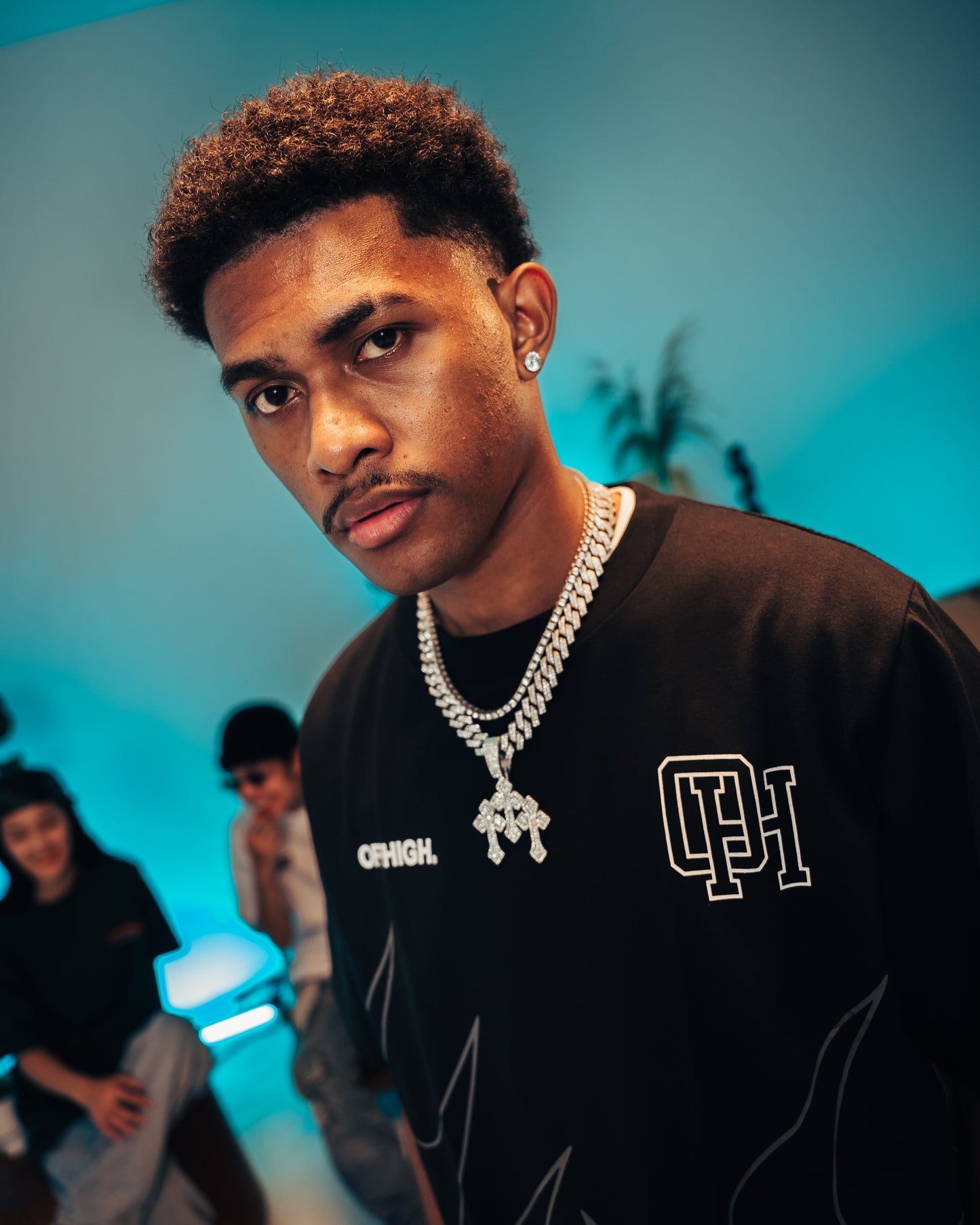 OFFHIGH URGE OF FIRE BLACK TSHIRT