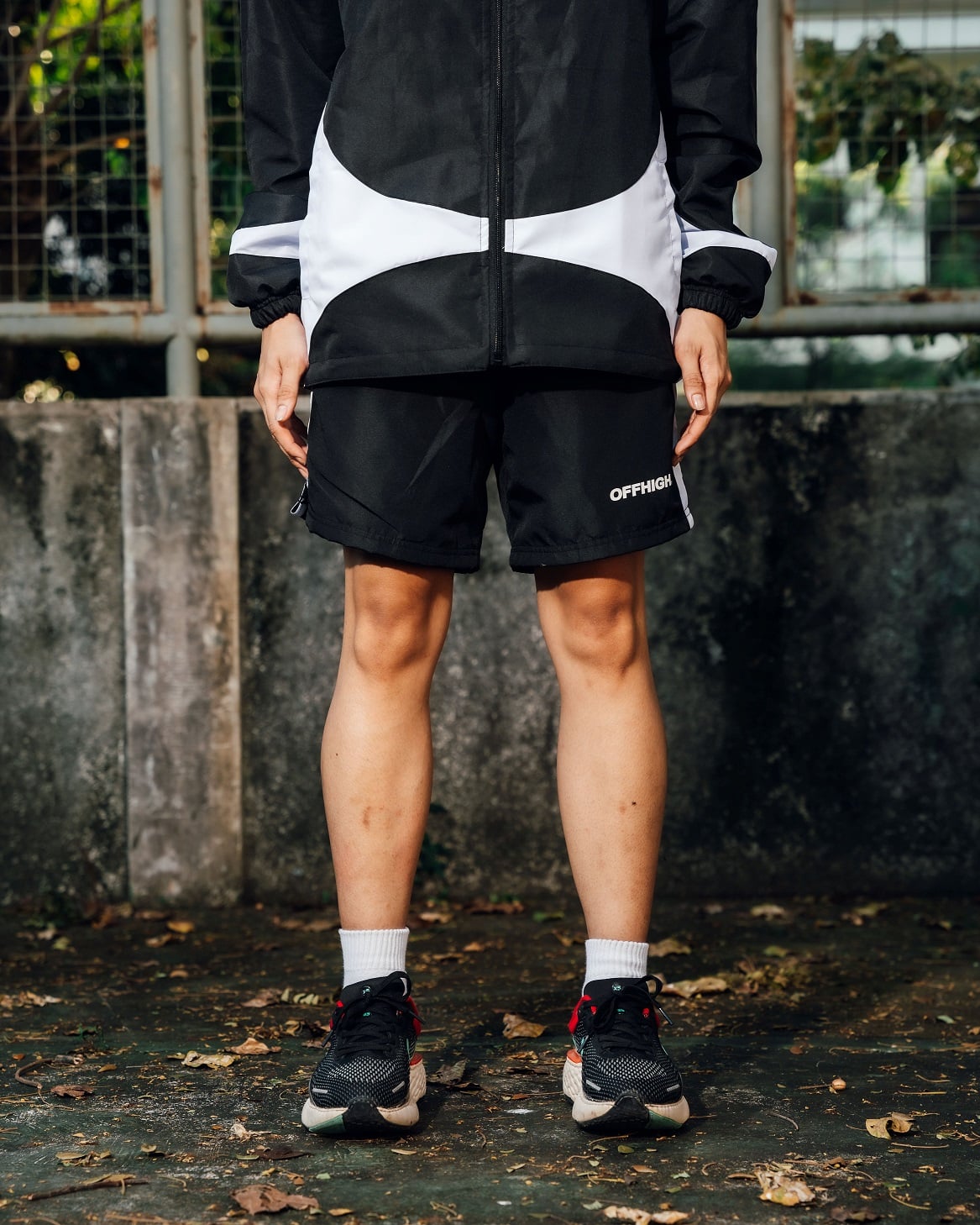 OFFHIGH HARBOR BLACK SHORTS