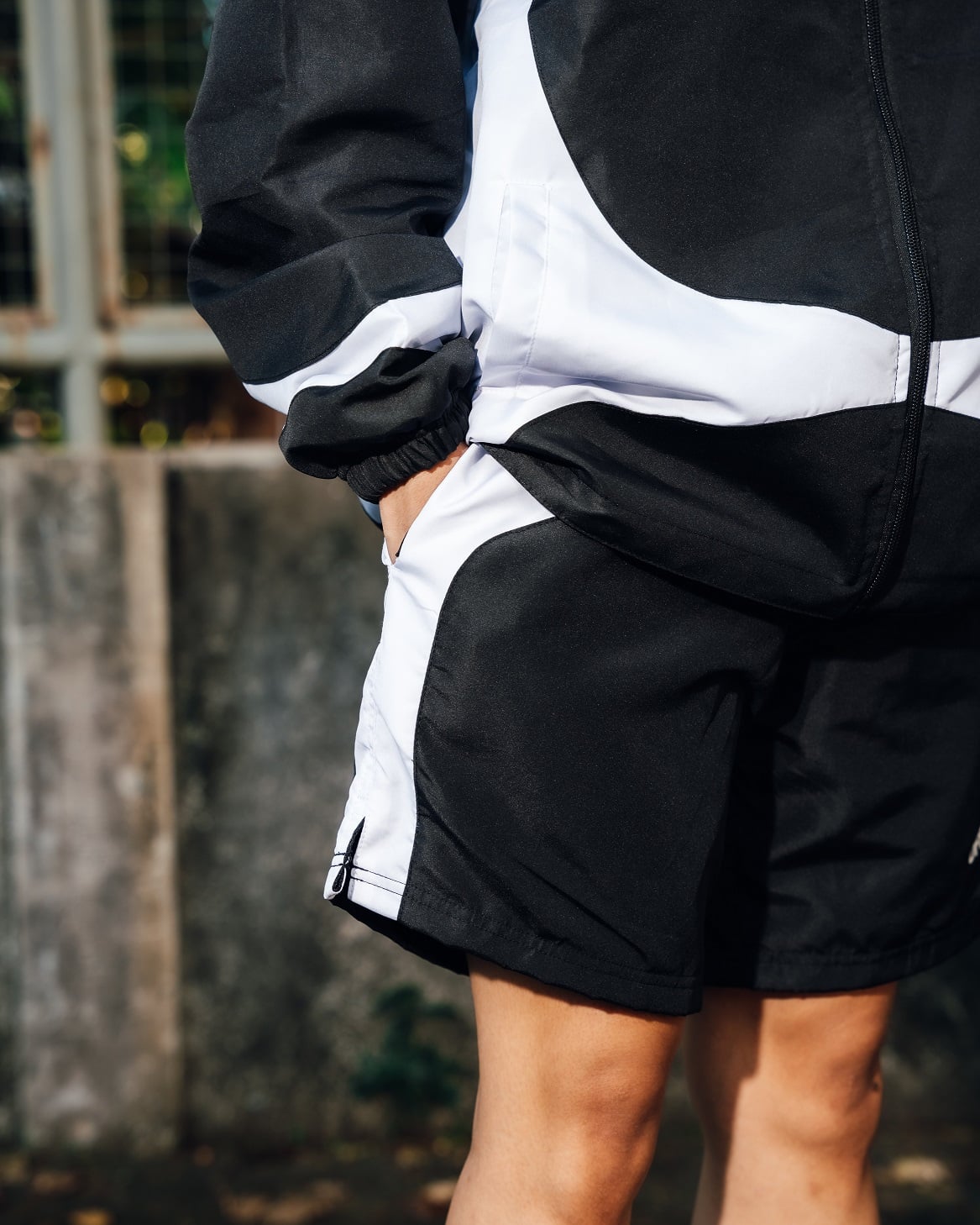 OFFHIGH HARBOR BLACK SHORTS