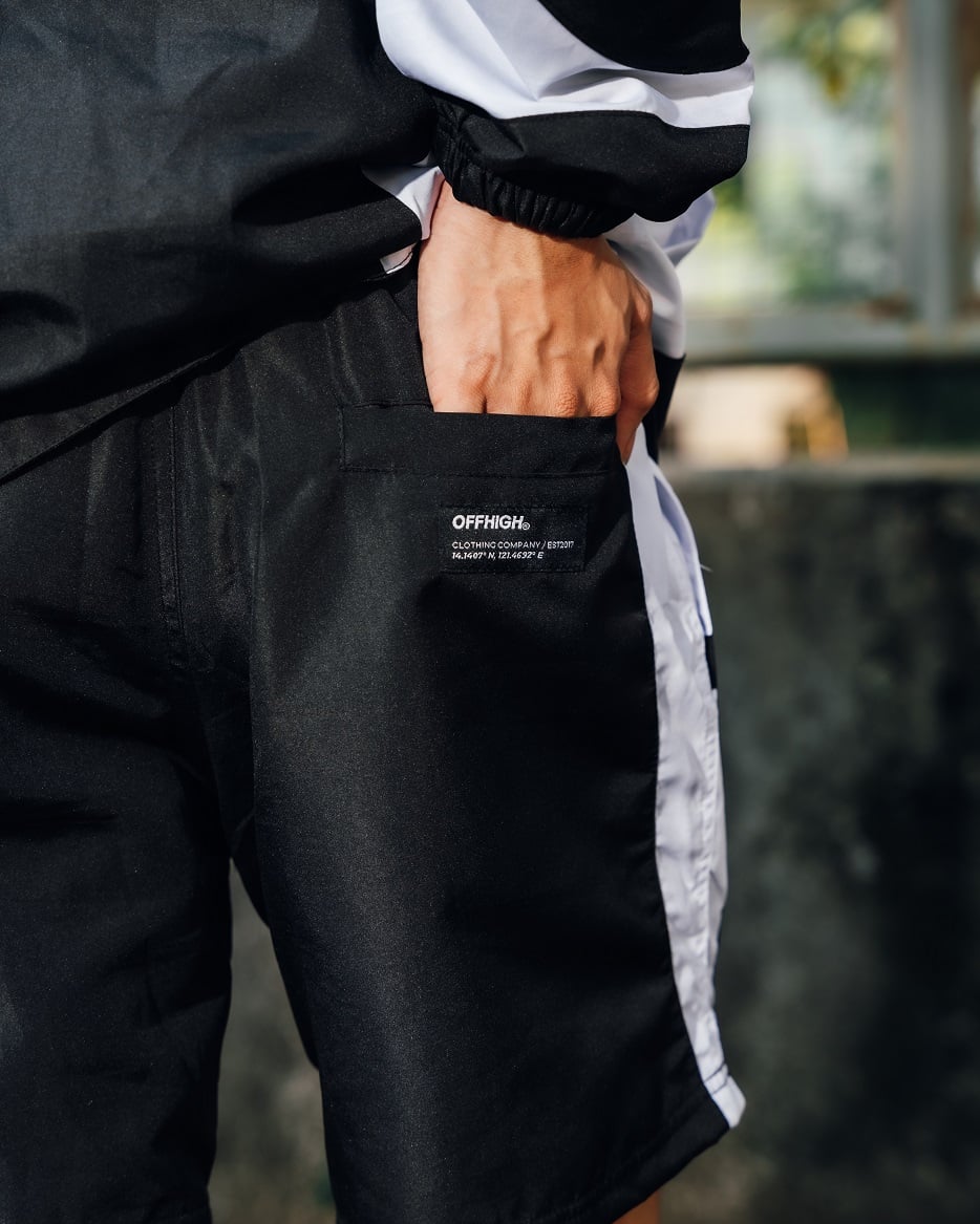 OFFHIGH HARBOR BLACK SHORTS