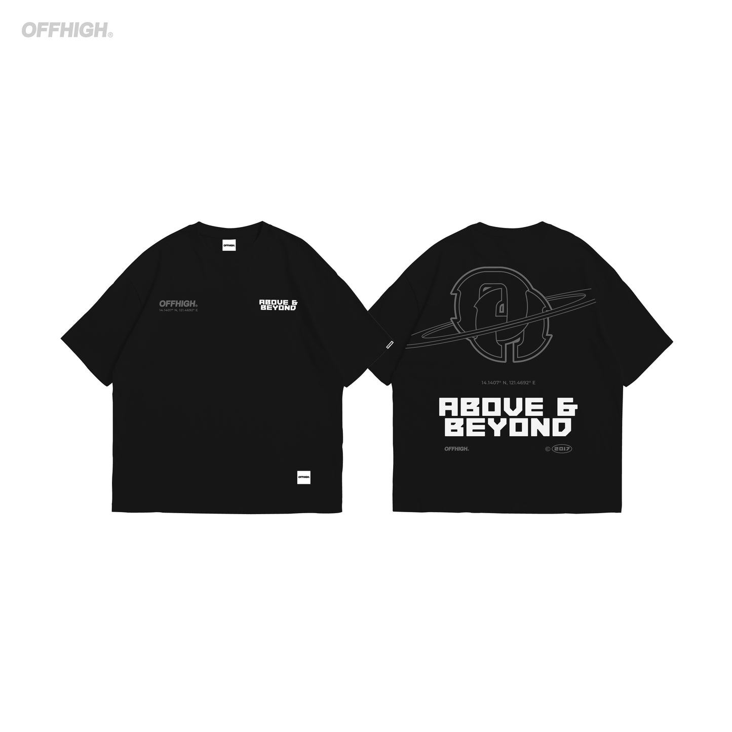 OFFHIGH ABOVE BLACK TSHIRT