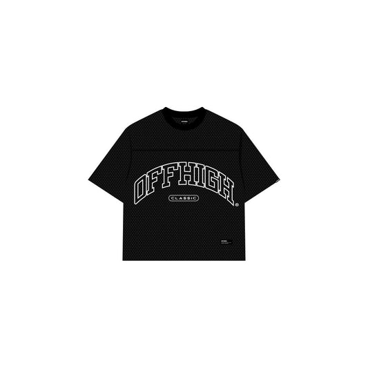 OFFHIGH MESH TEE PIERCE BLACK