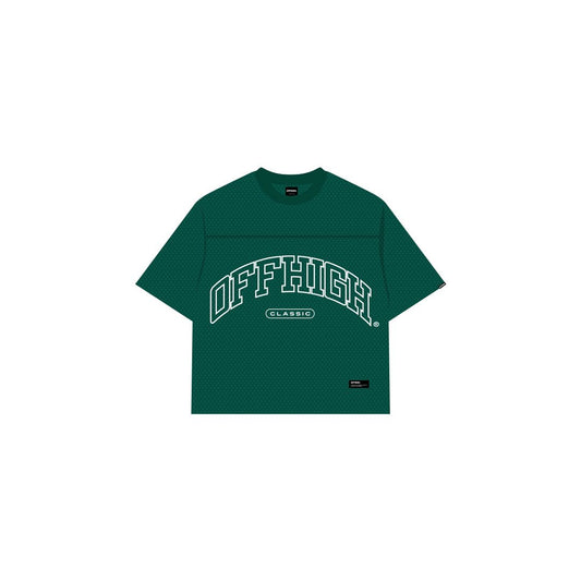OFFHIGH MESH TEE PIERCE GREEN