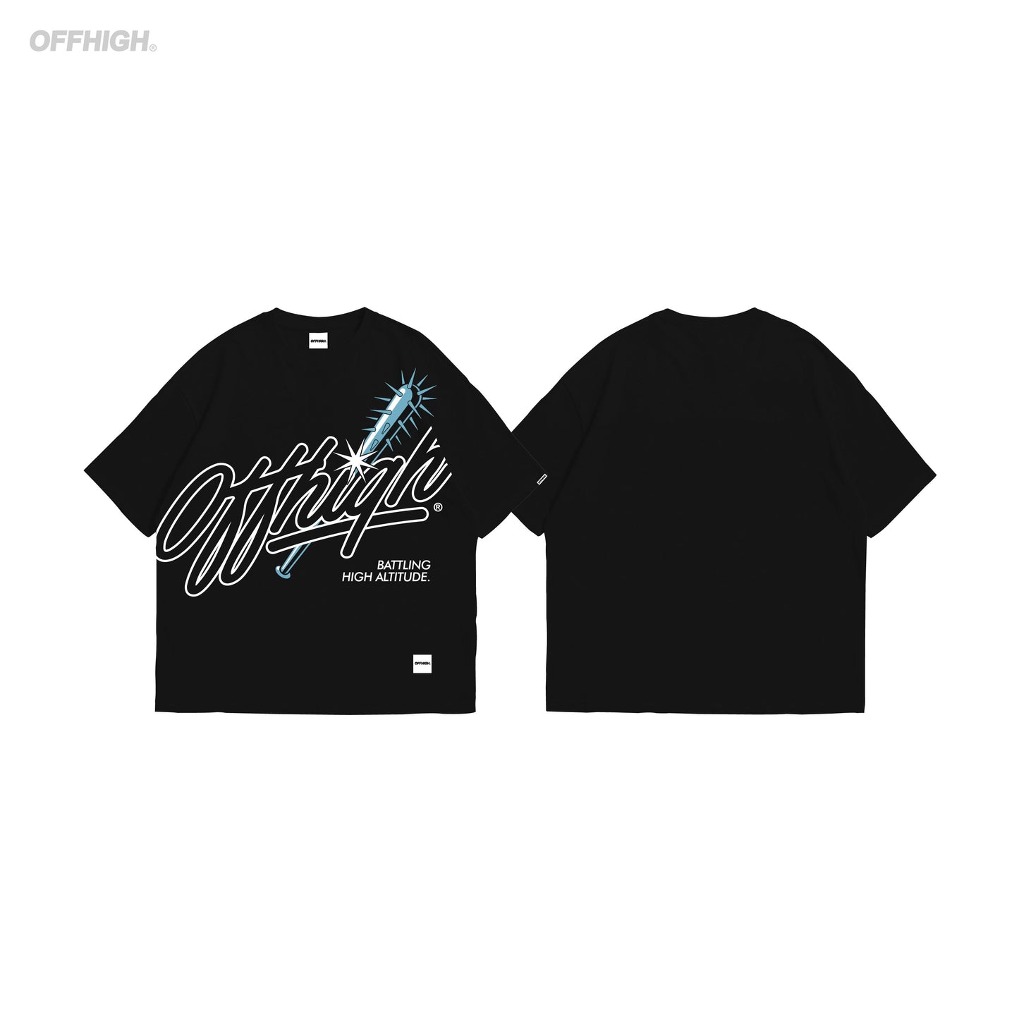 OFFHIGH BATTLING BLACK TSHIRT