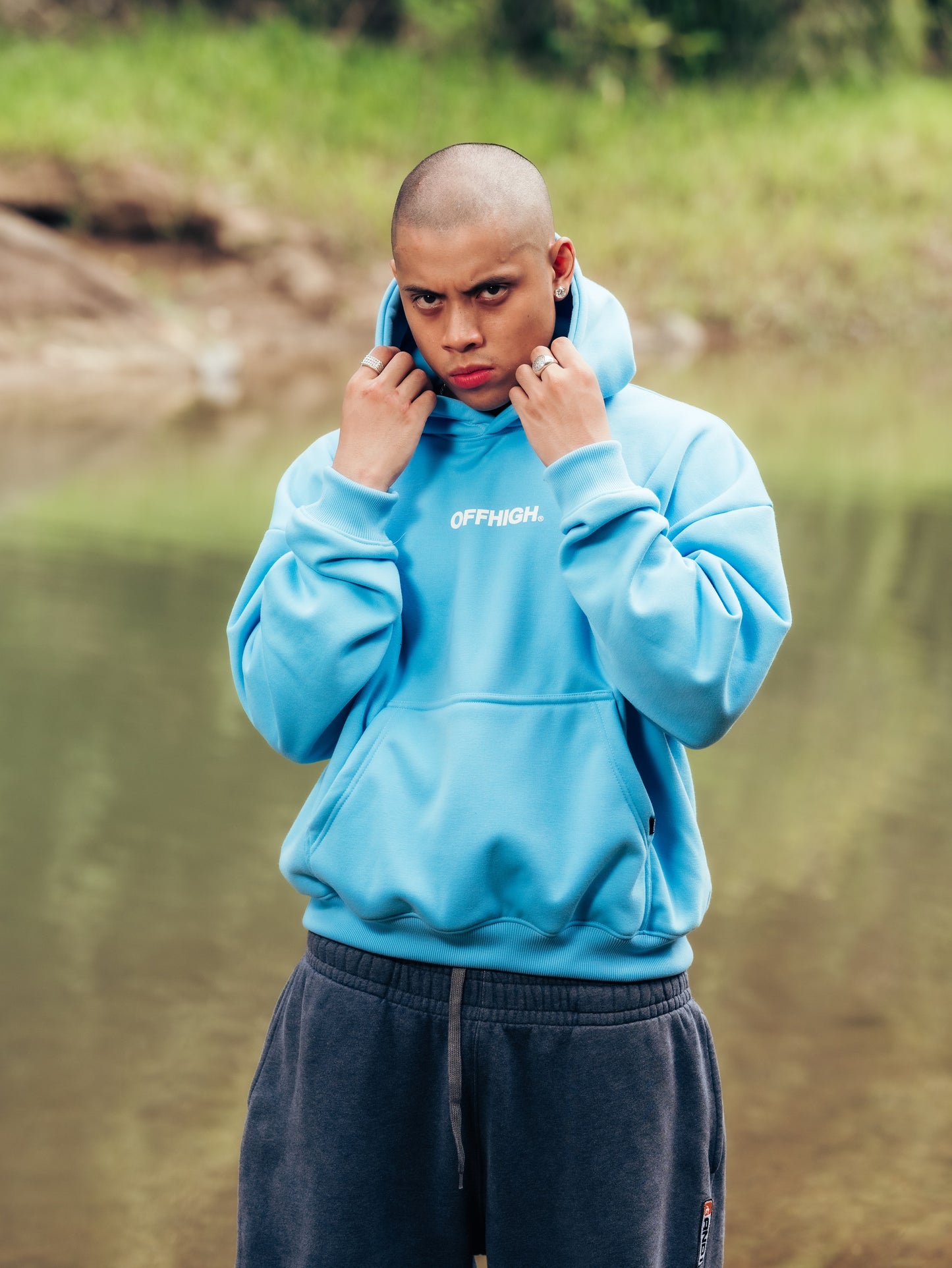 OFFHIGH OG BUBBLE GUM HOODIE