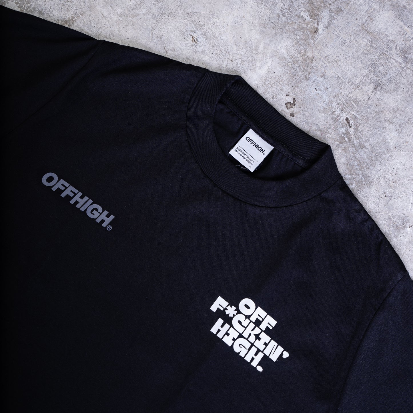 OFFHIGH HIGH POINT BLACK TSHIRT