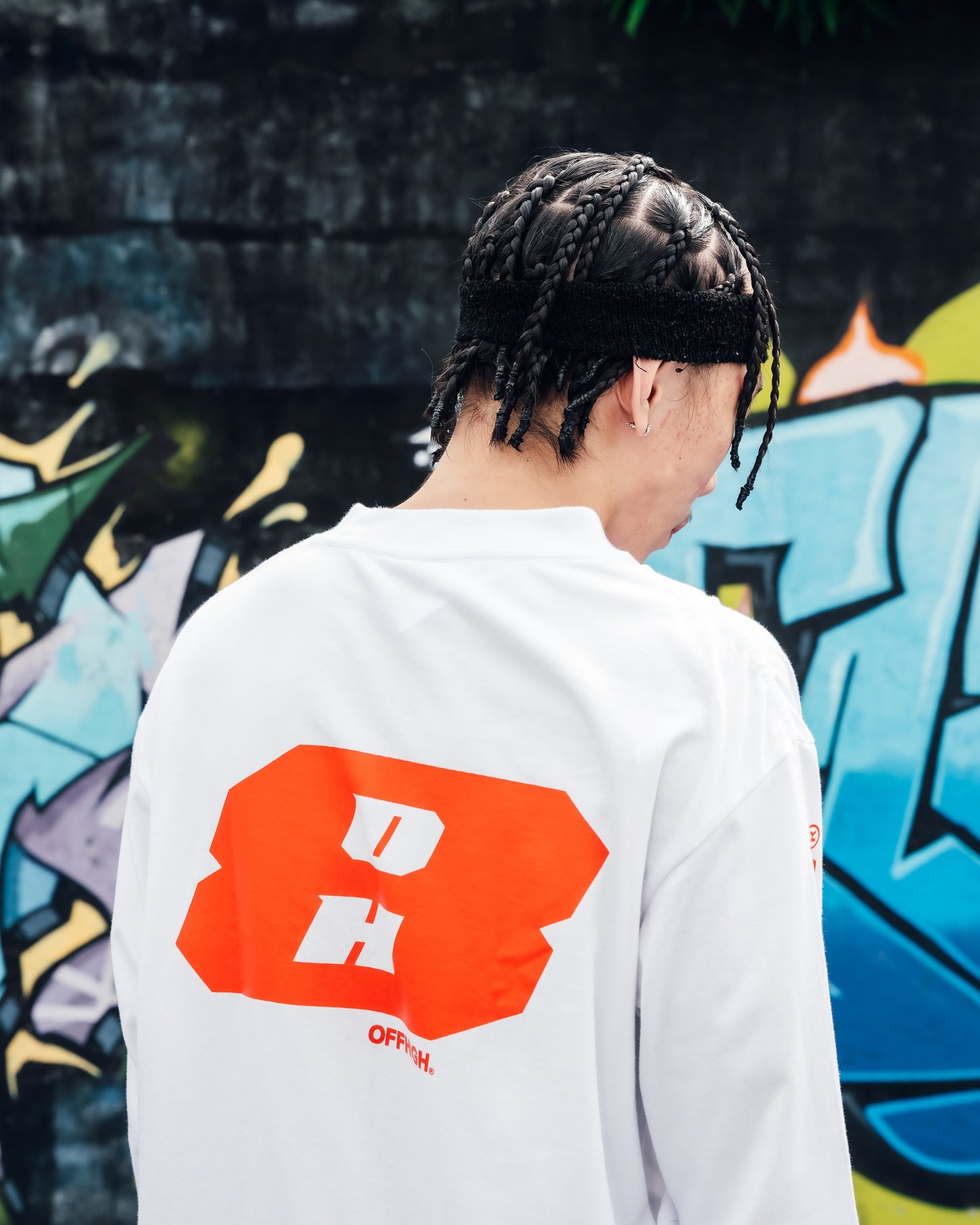 OFFHIGH HI-8 WHITE LONGSLEEVE