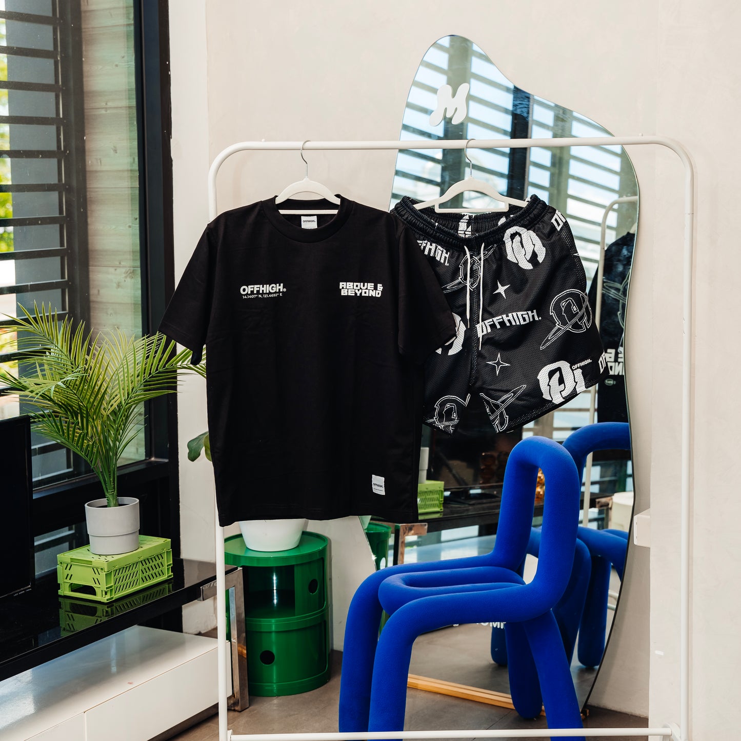 OFFHIGH ABOVE BLACK TSHIRT