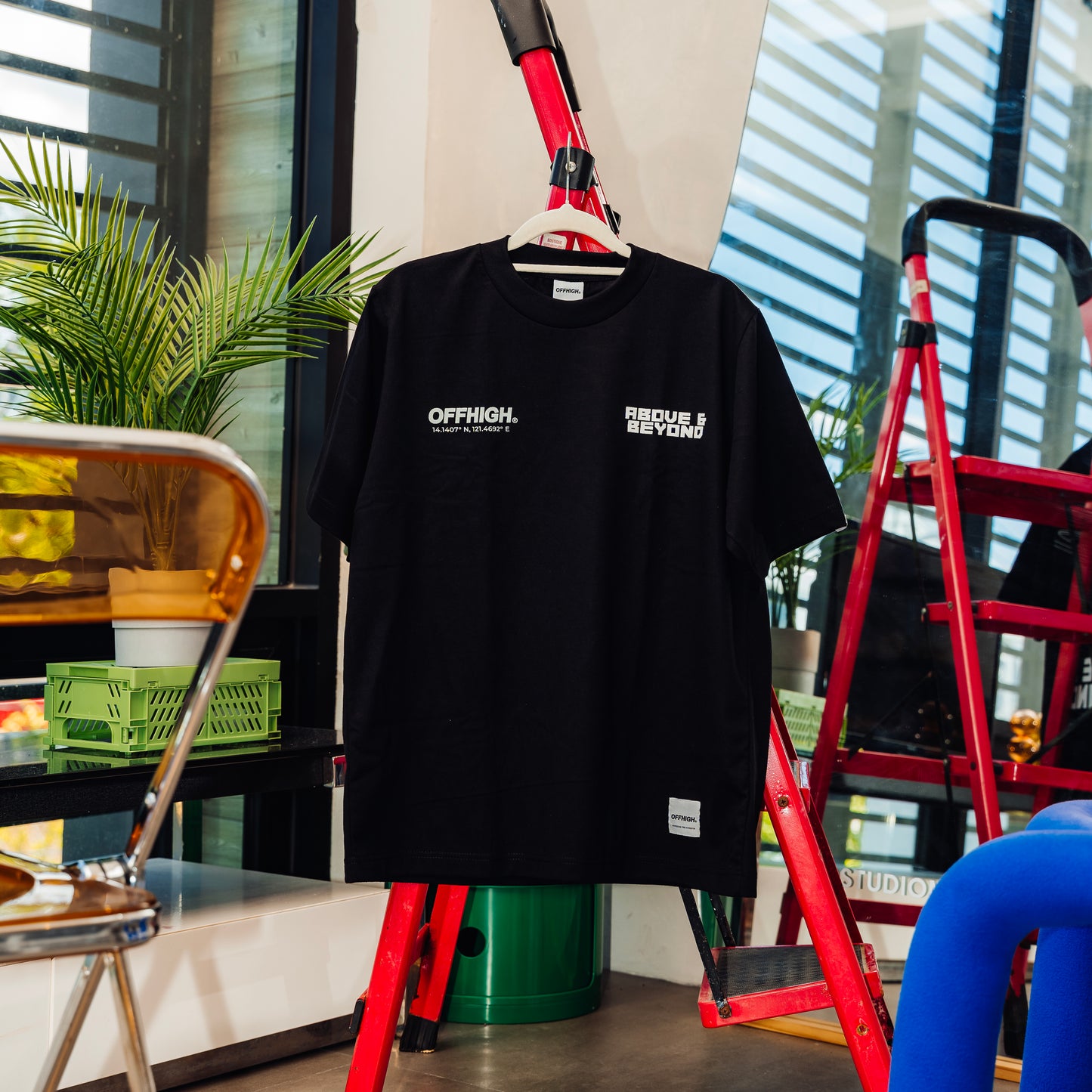 OFFHIGH ABOVE BLACK TSHIRT