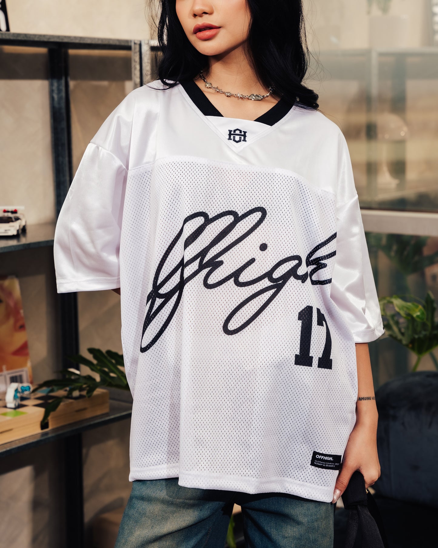 OFFHIGH BLITZ WHITE JERSEY