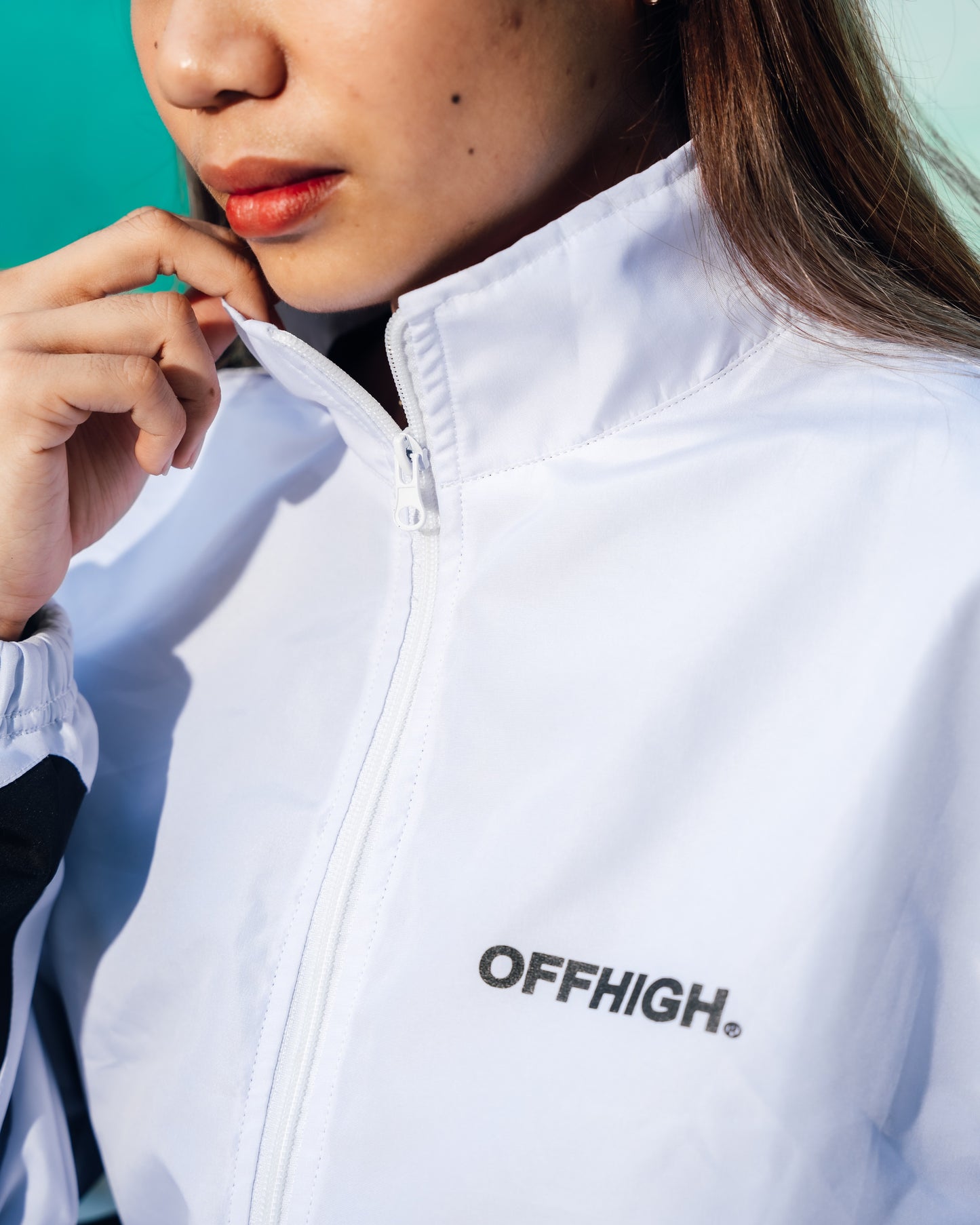 OFFHIGH HARBOR WHITE WINDBREAKER