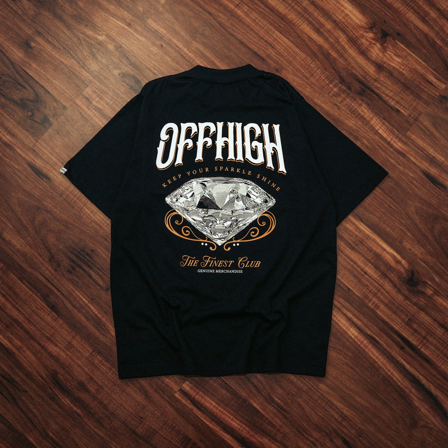 OFFHIGH DIAMOND BLACK TSHIRT