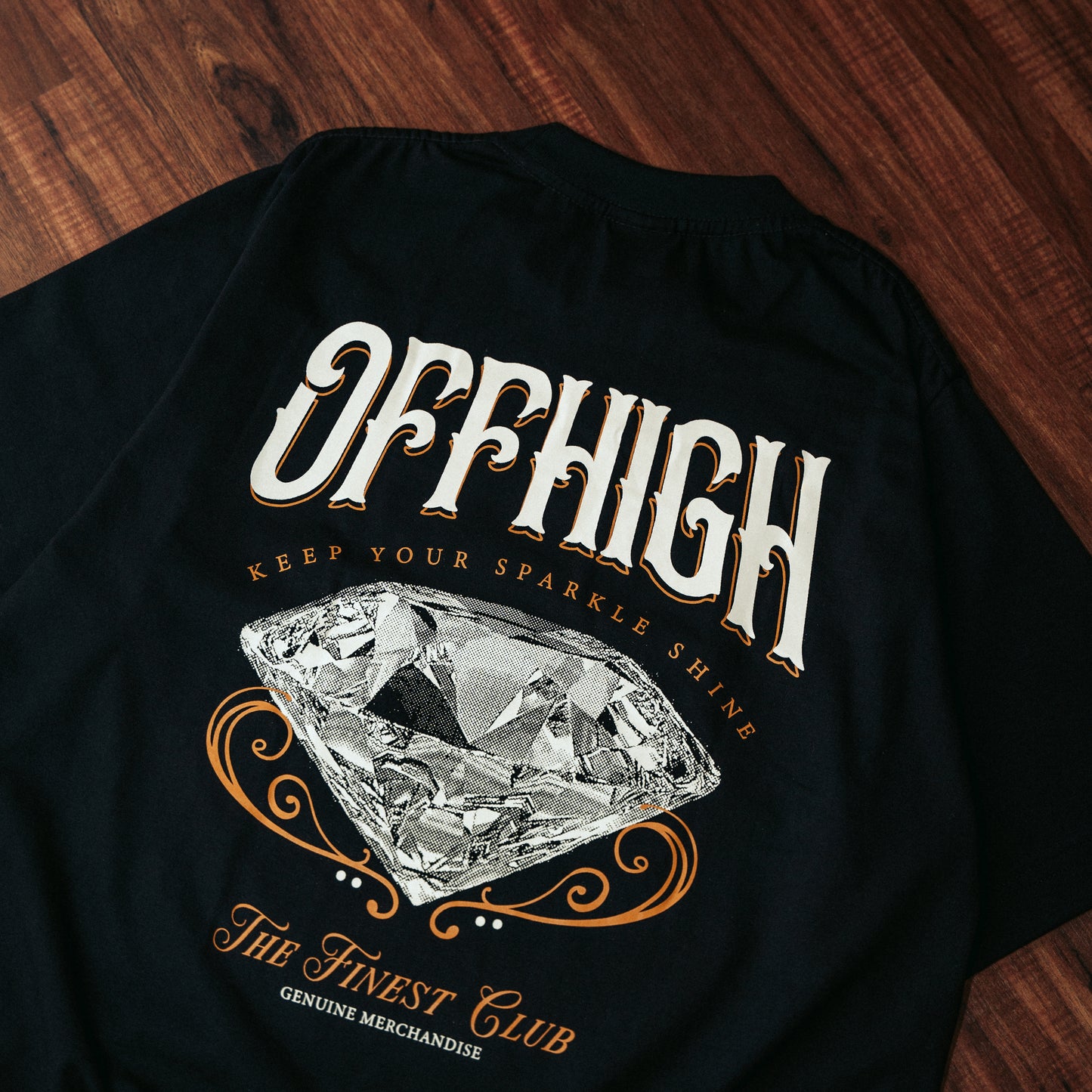 OFFHIGH DIAMOND BLACK TSHIRT