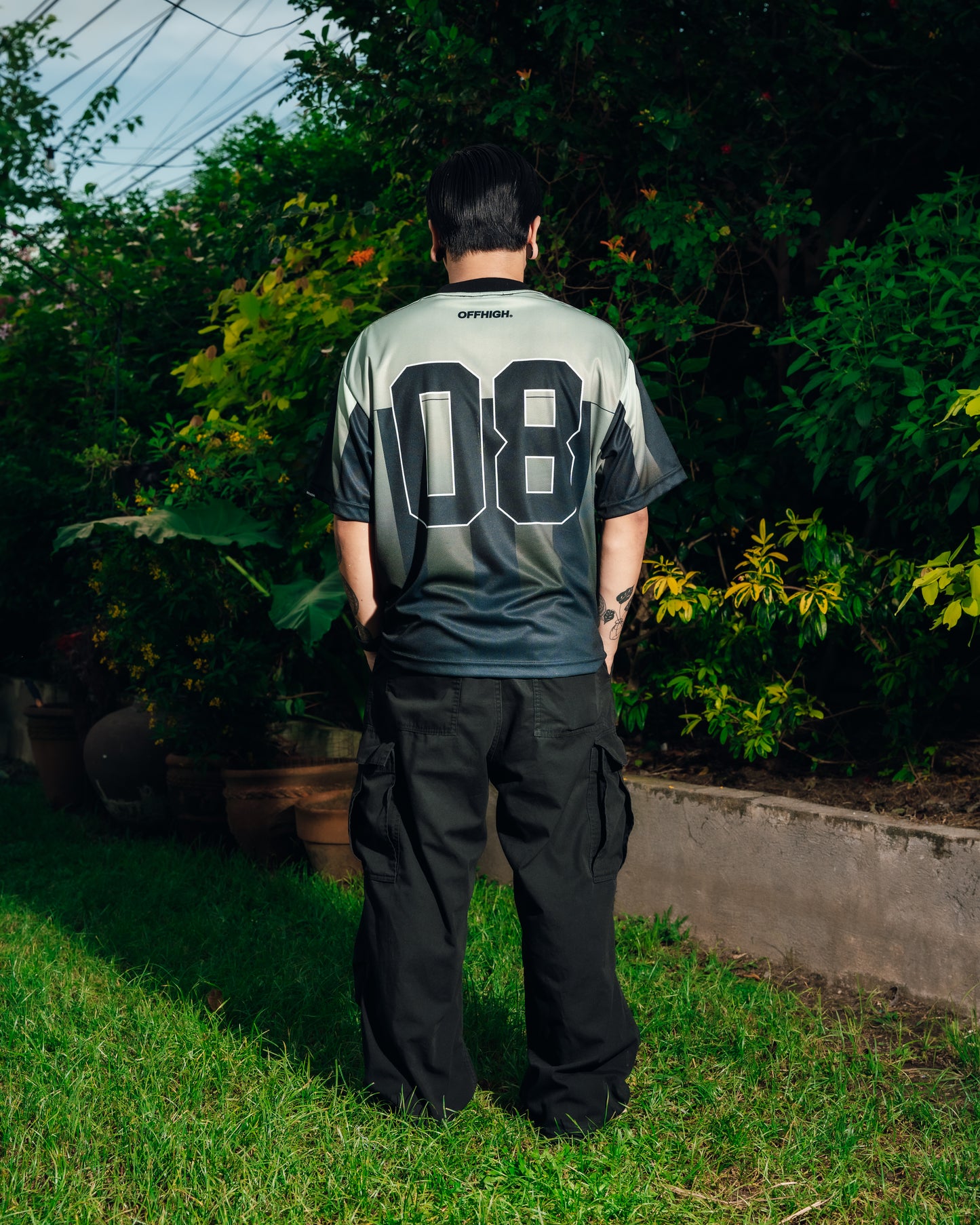 OFFHIGH SOCCER GREEN JERSEY