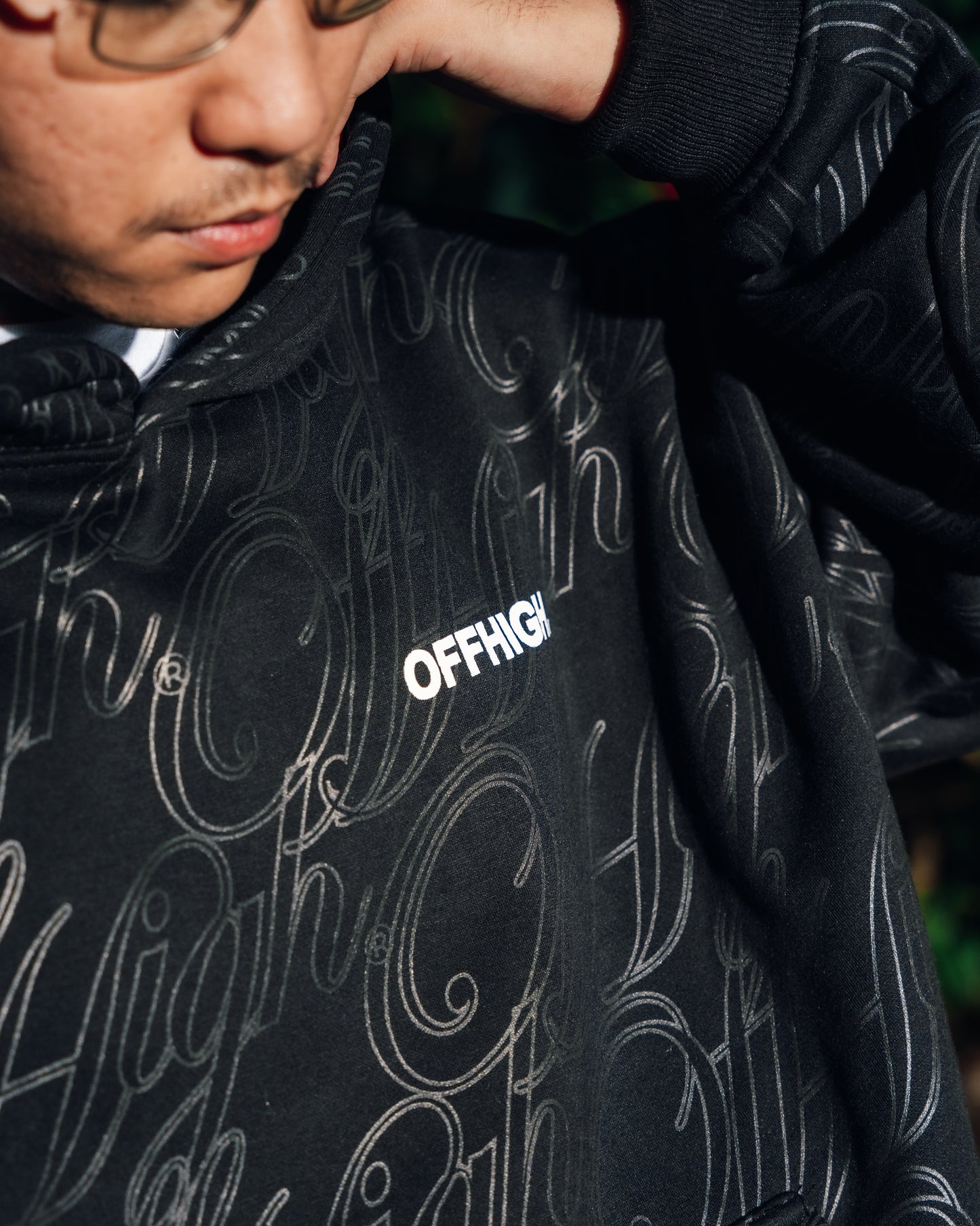 OFFHIGH OUTLAW BLACK HOODIE
