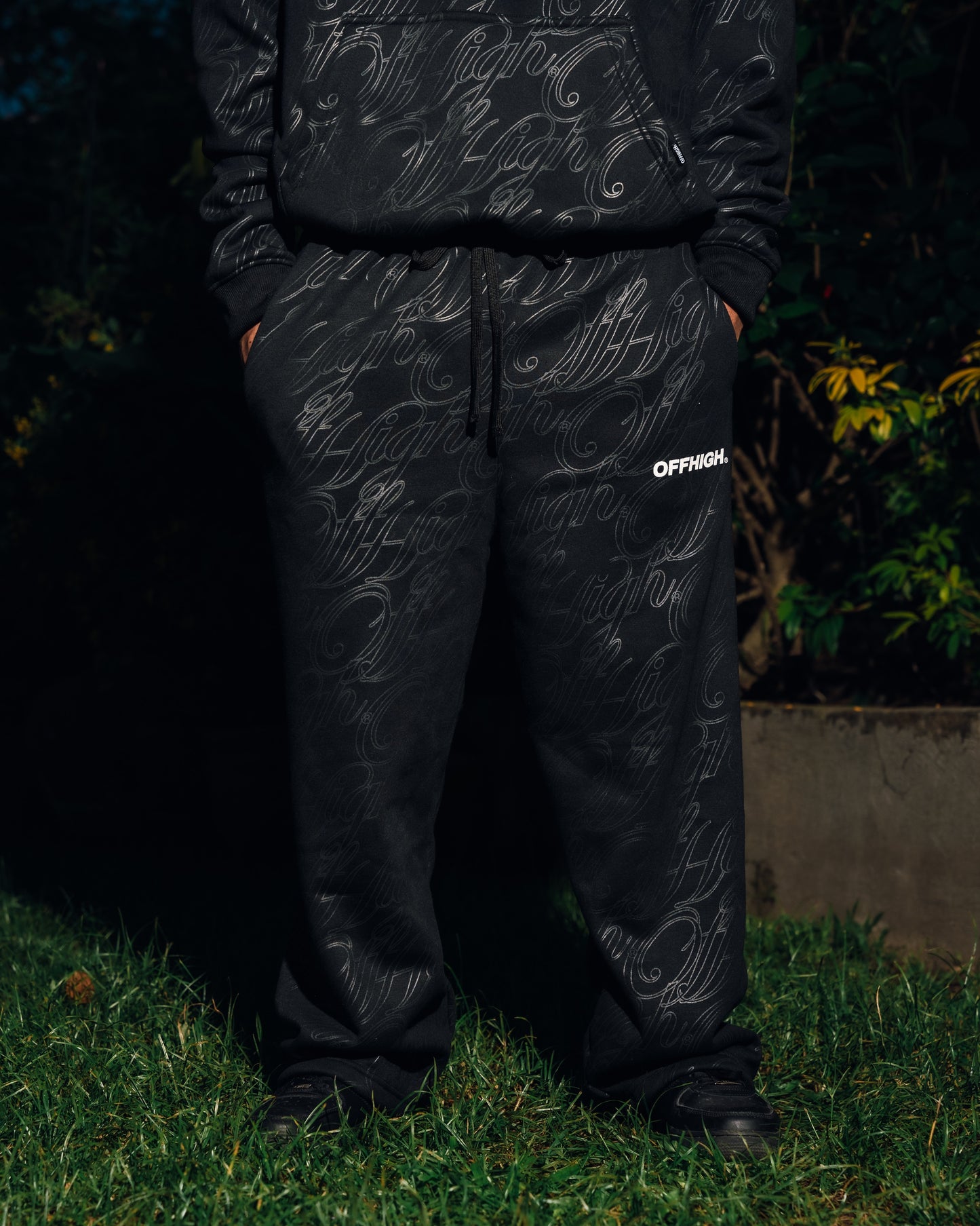 OFFHIGH OUTLAW BLACK SWEAT PANTS