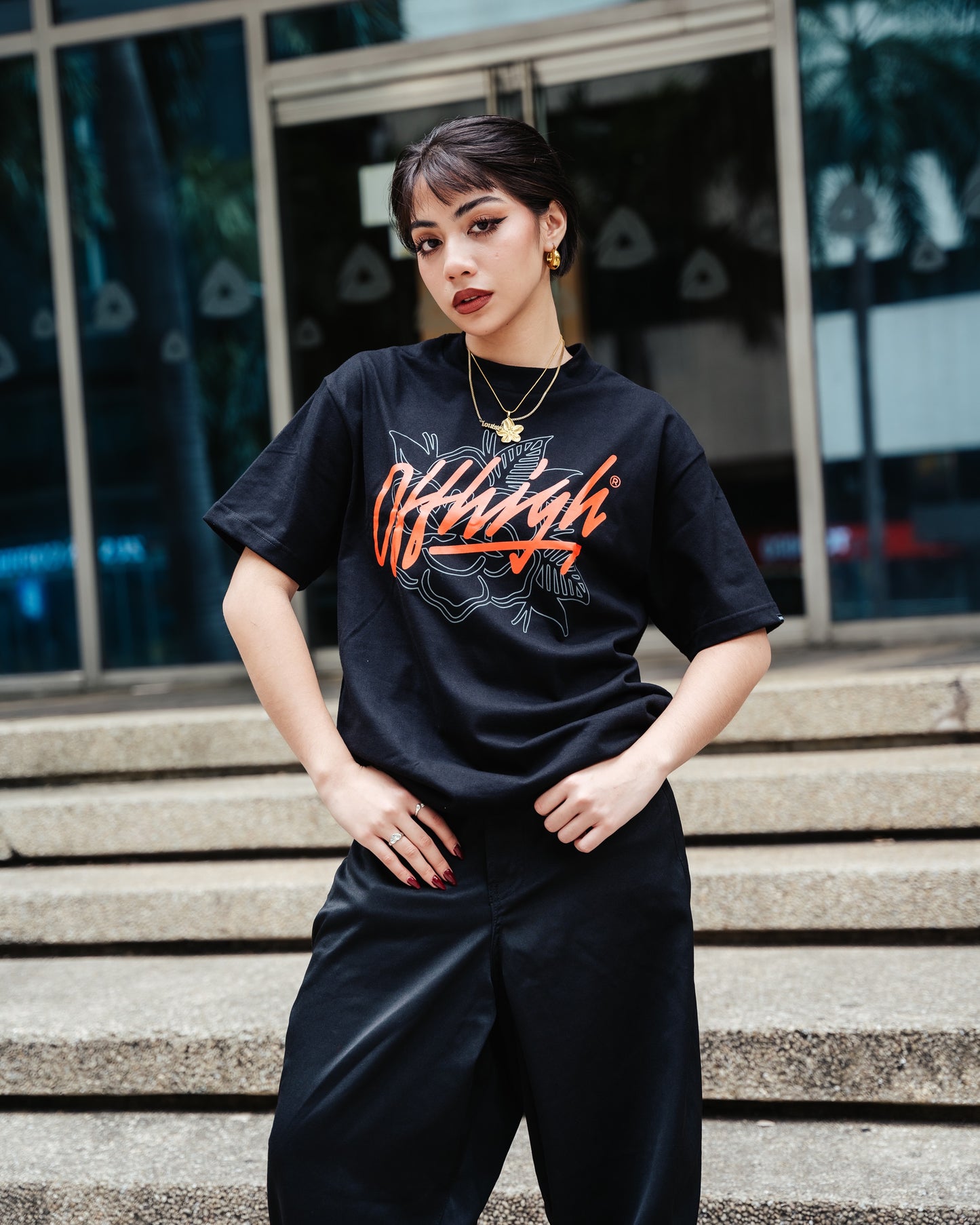 OFFHIGH G & C BLACK TSHIRT