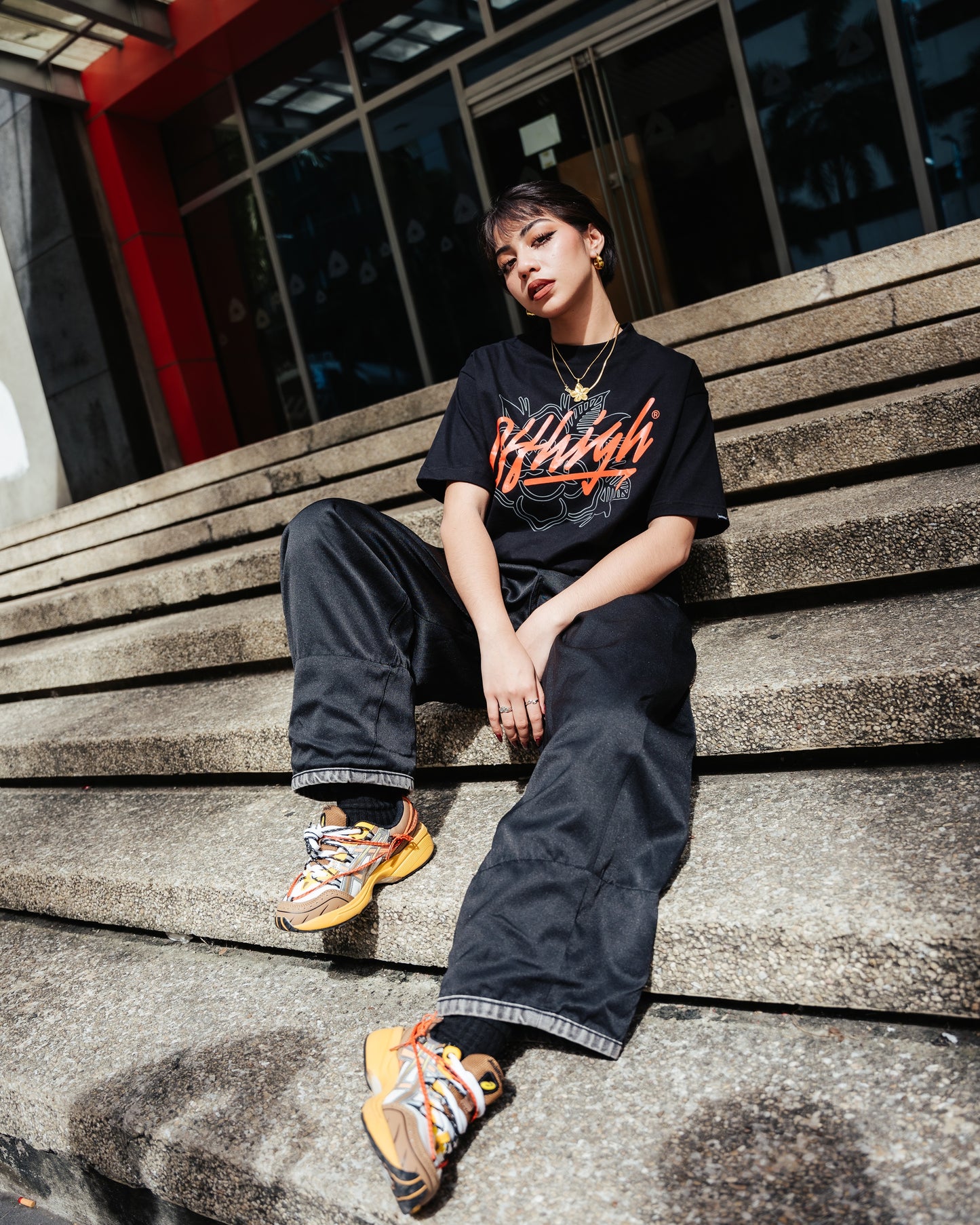 OFFHIGH G & C BLACK TSHIRT