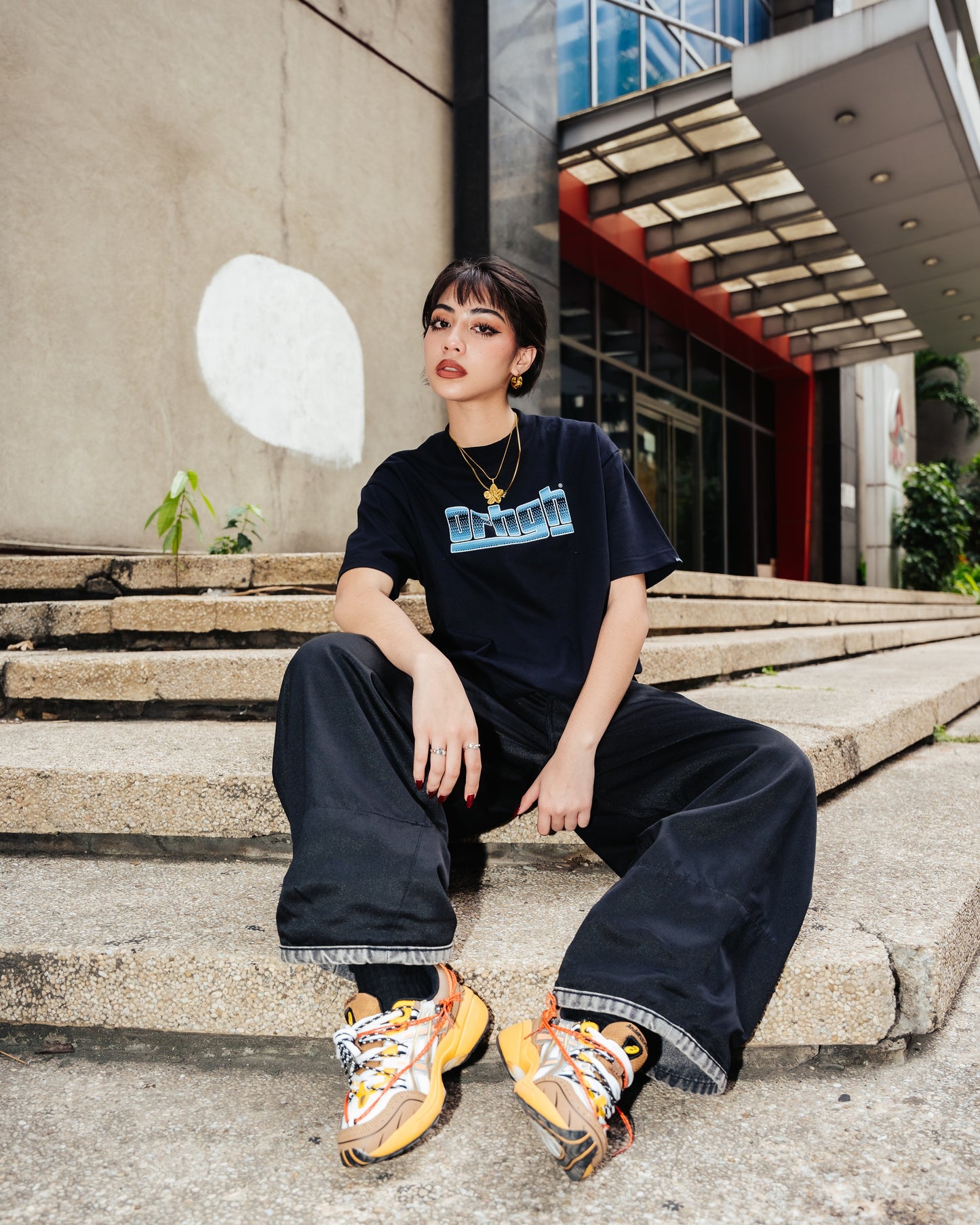 OFFHIGH GREATER HEIGHTS BLACK TSHIRT