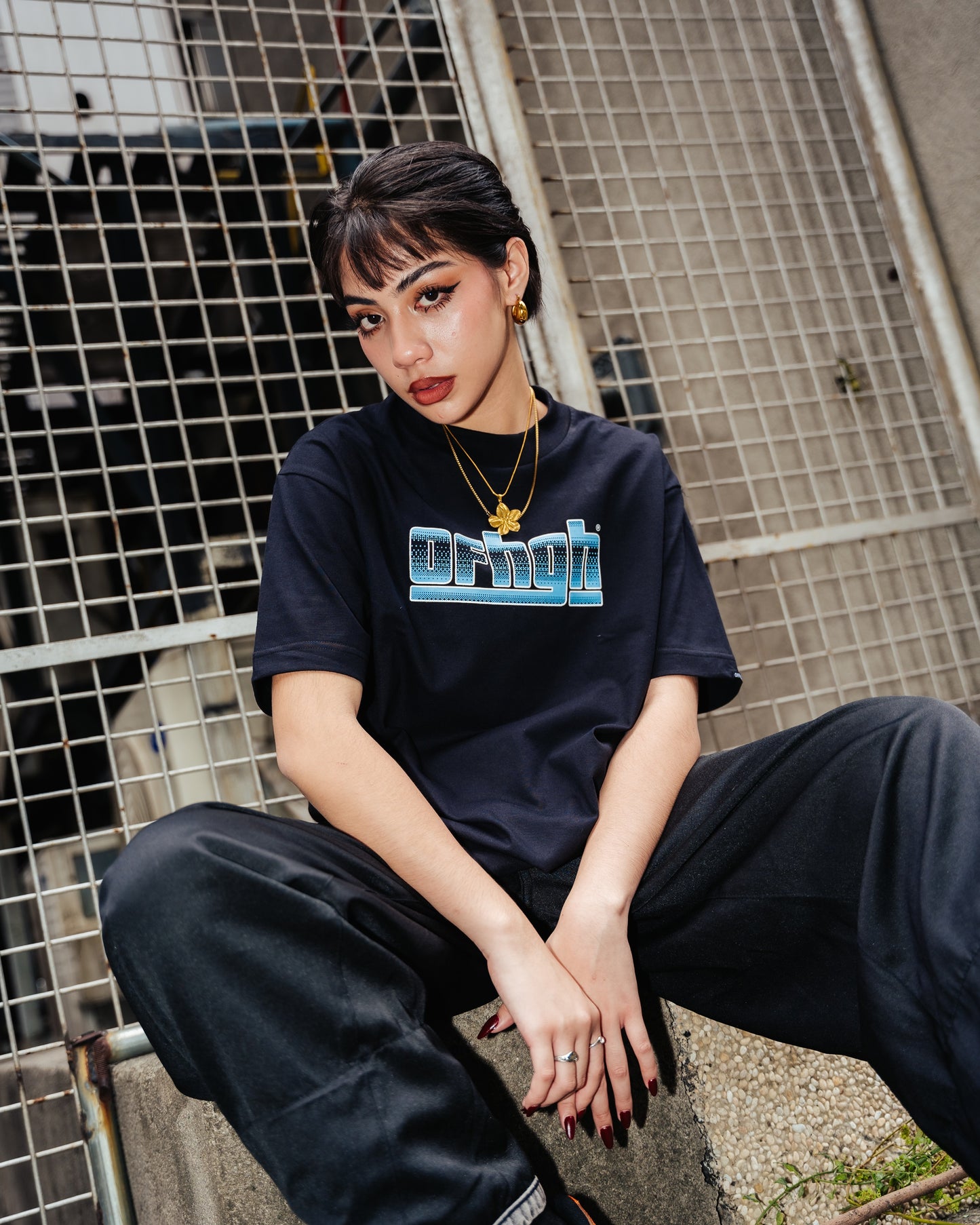 OFFHIGH GREATER HEIGHTS BLACK TSHIRT