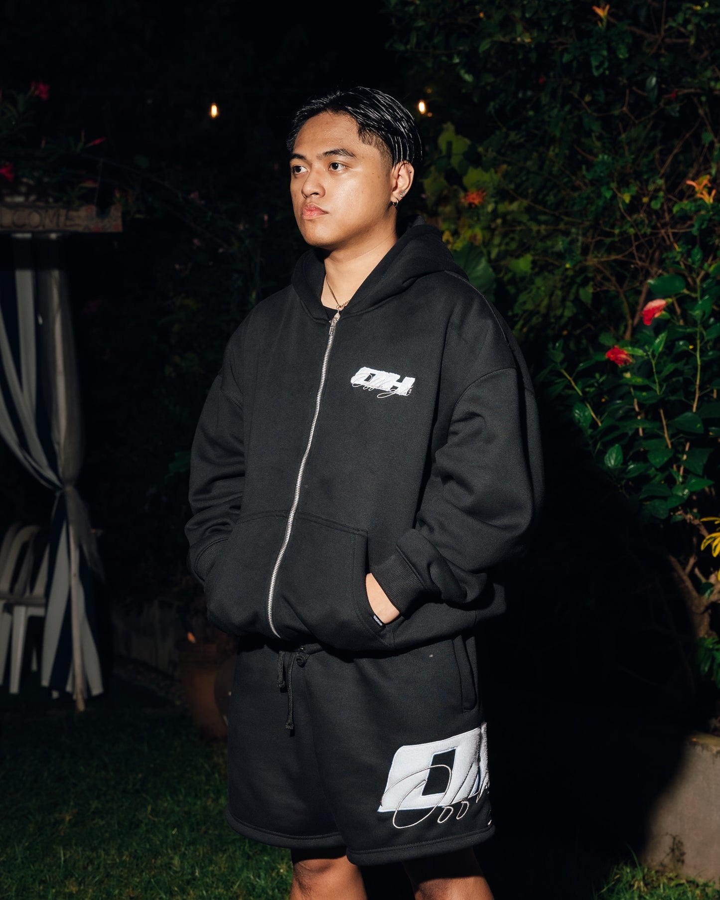 OFFHIGH SPRINT BLACK ZIP JACKET