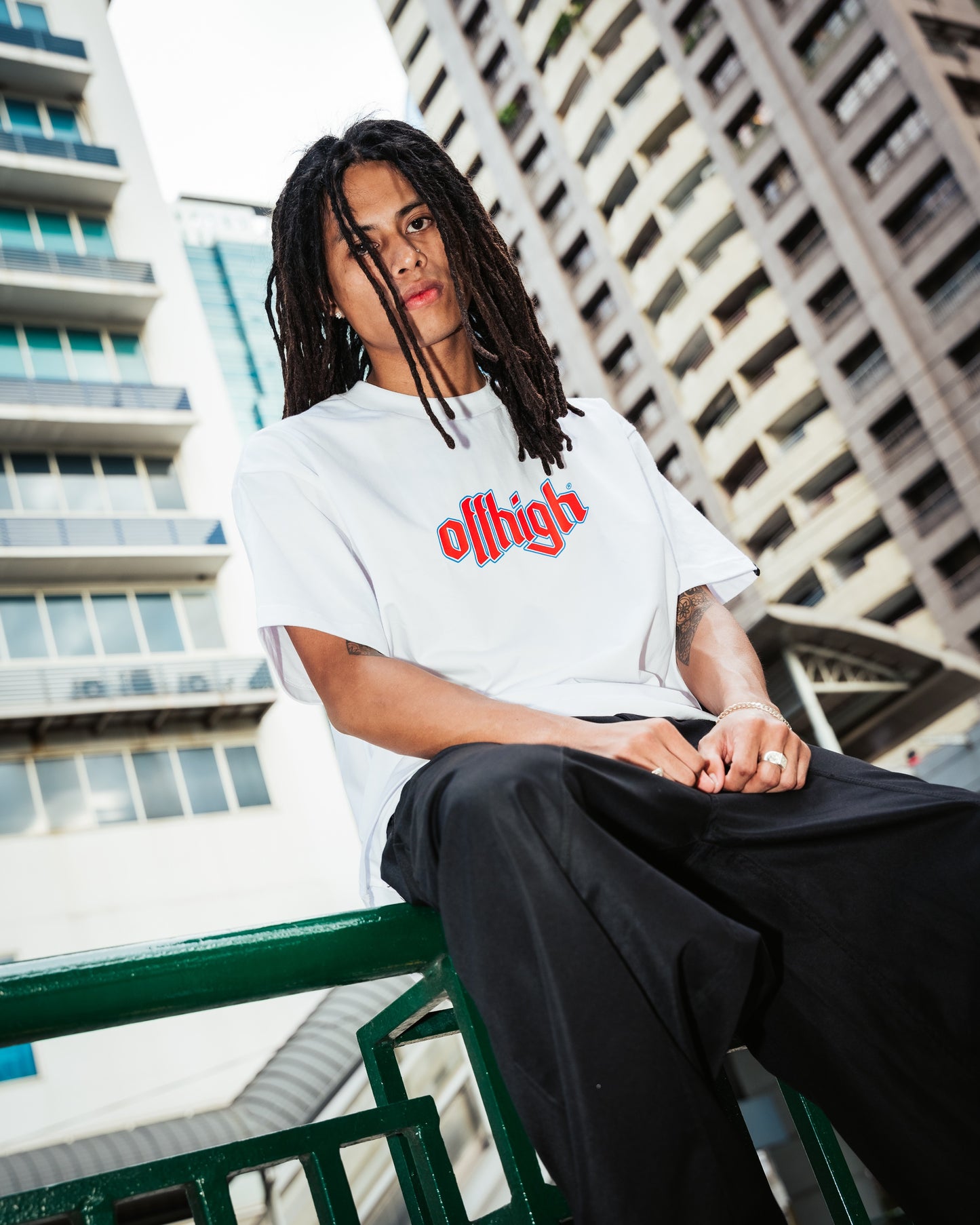 OFFHIGH RETURN THE FAVOR WHITE TSHIRT