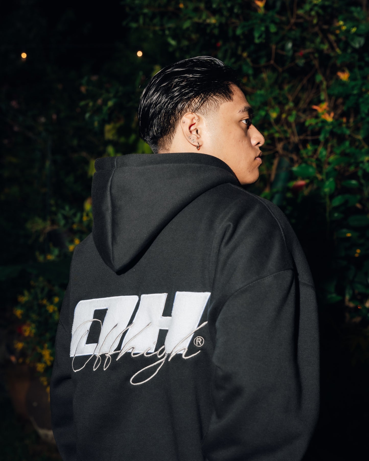 OFFHIGH SPRINT BLACK ZIP JACKET