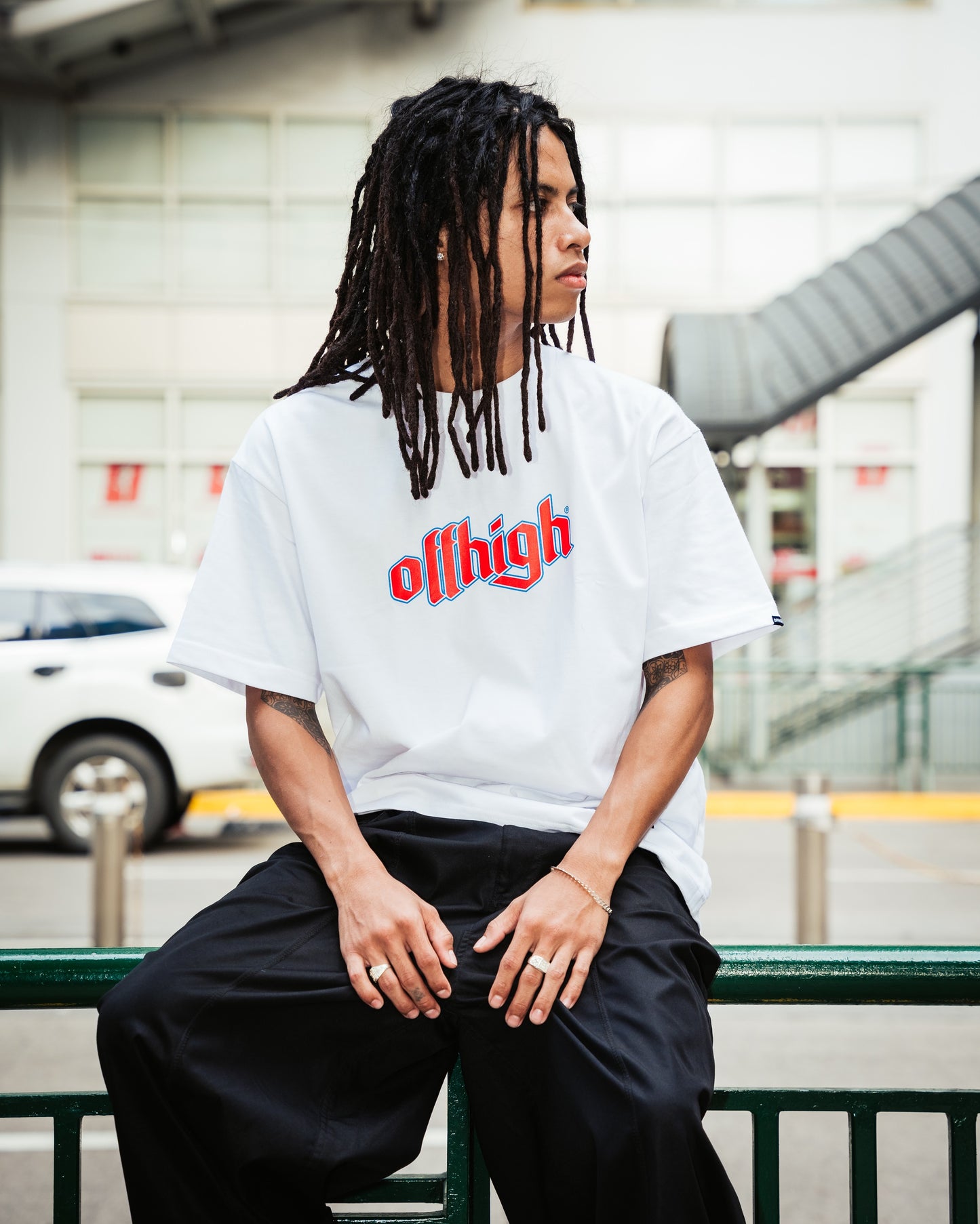 OFFHIGH RETURN THE FAVOR WHITE TSHIRT