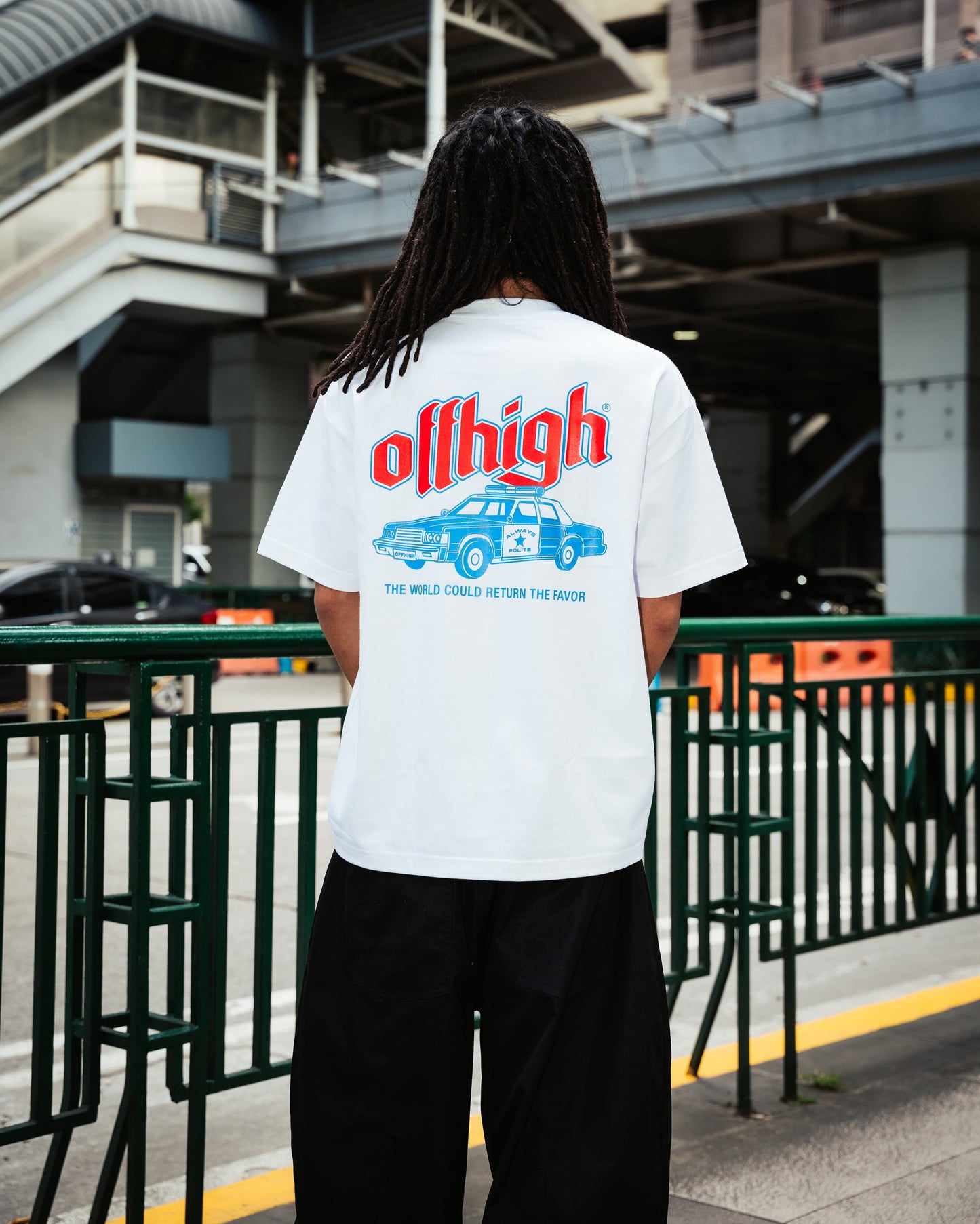 OFFHIGH RETURN THE FAVOR WHITE TSHIRT
