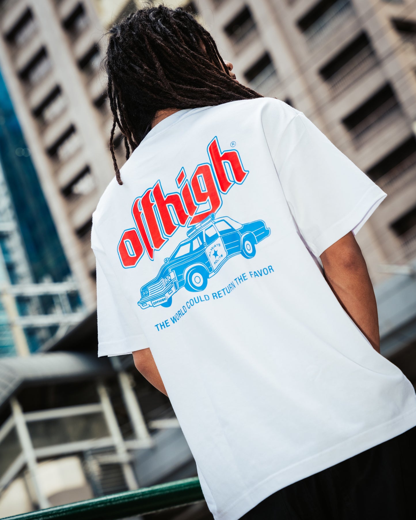 OFFHIGH RETURN THE FAVOR WHITE TSHIRT