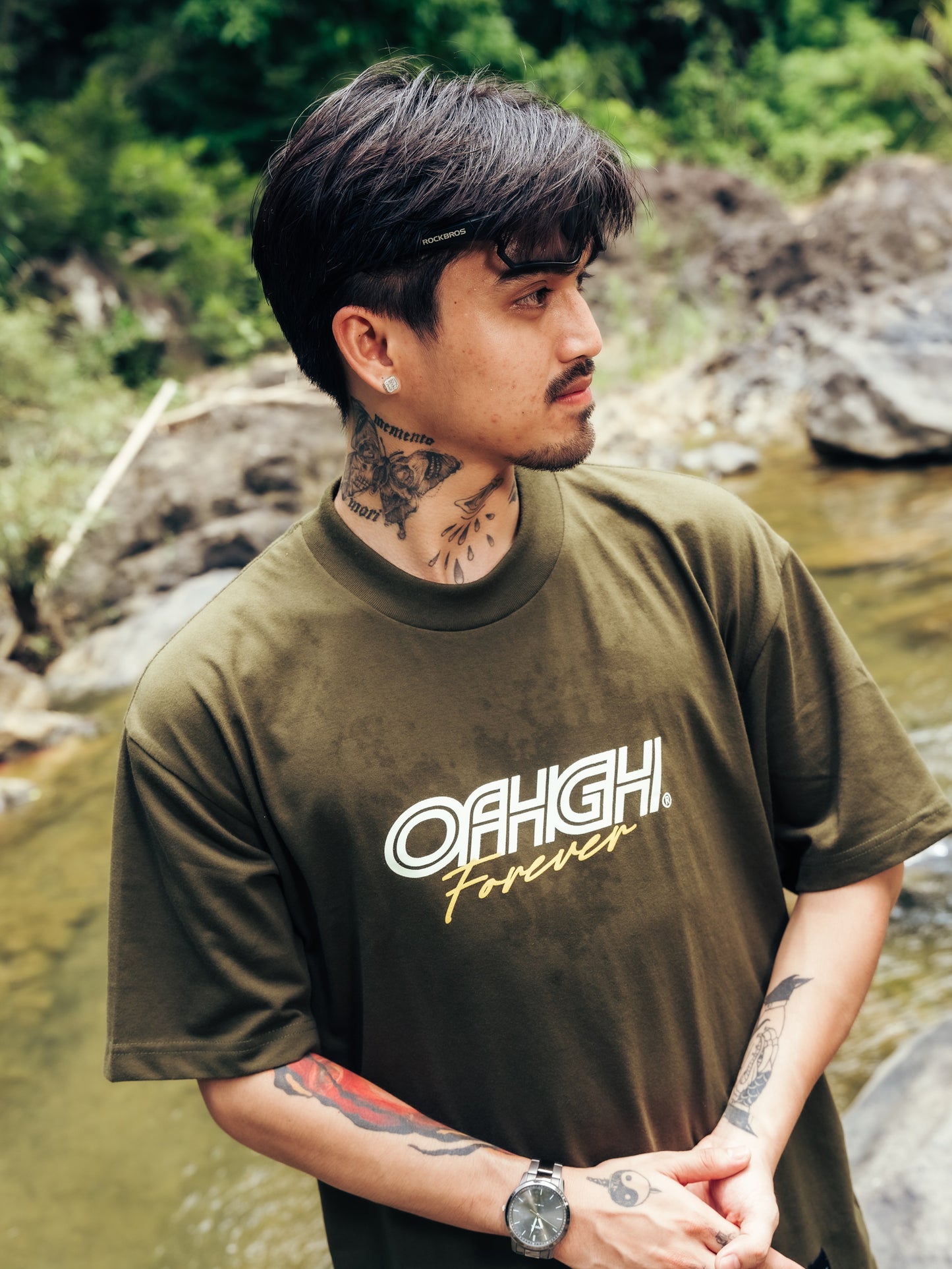OFFHIGH 4EVER FATIGUE GREEN TSHIRT