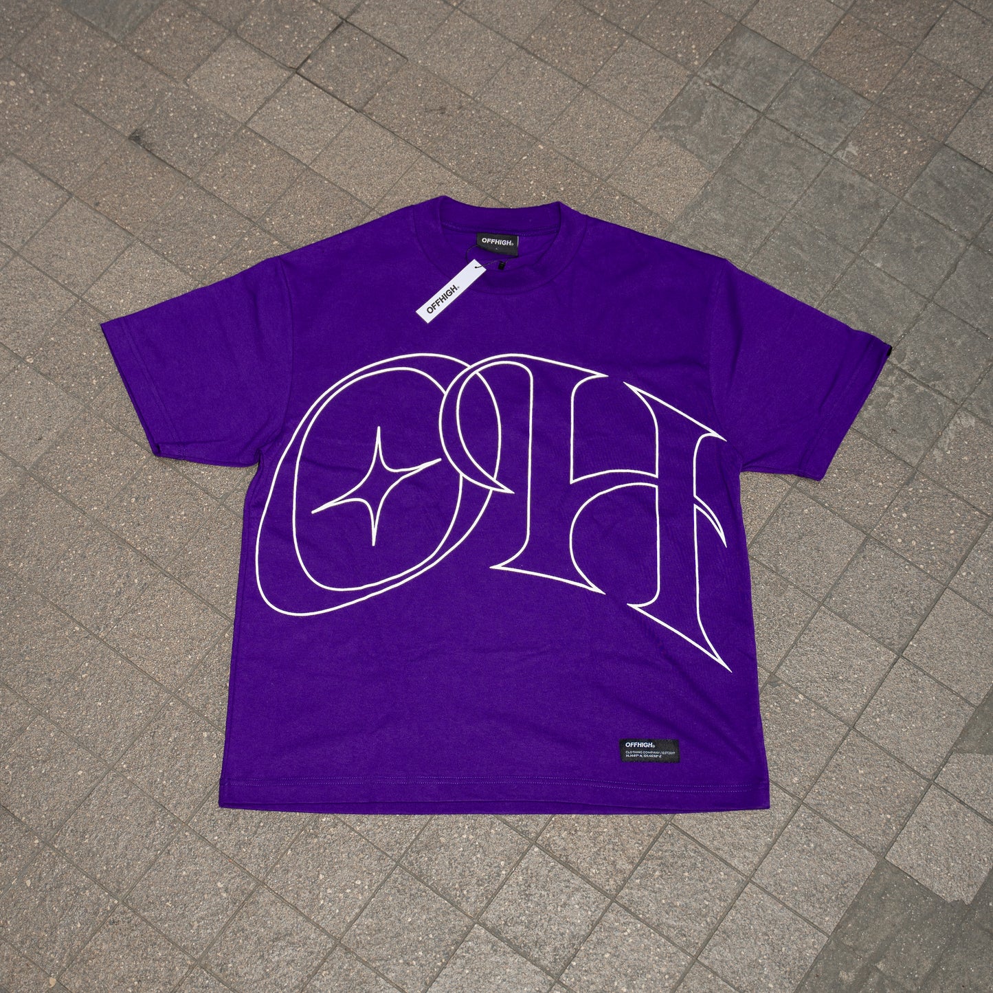 OFFHIGH LIVE LIFE VIOLET TSHIRT