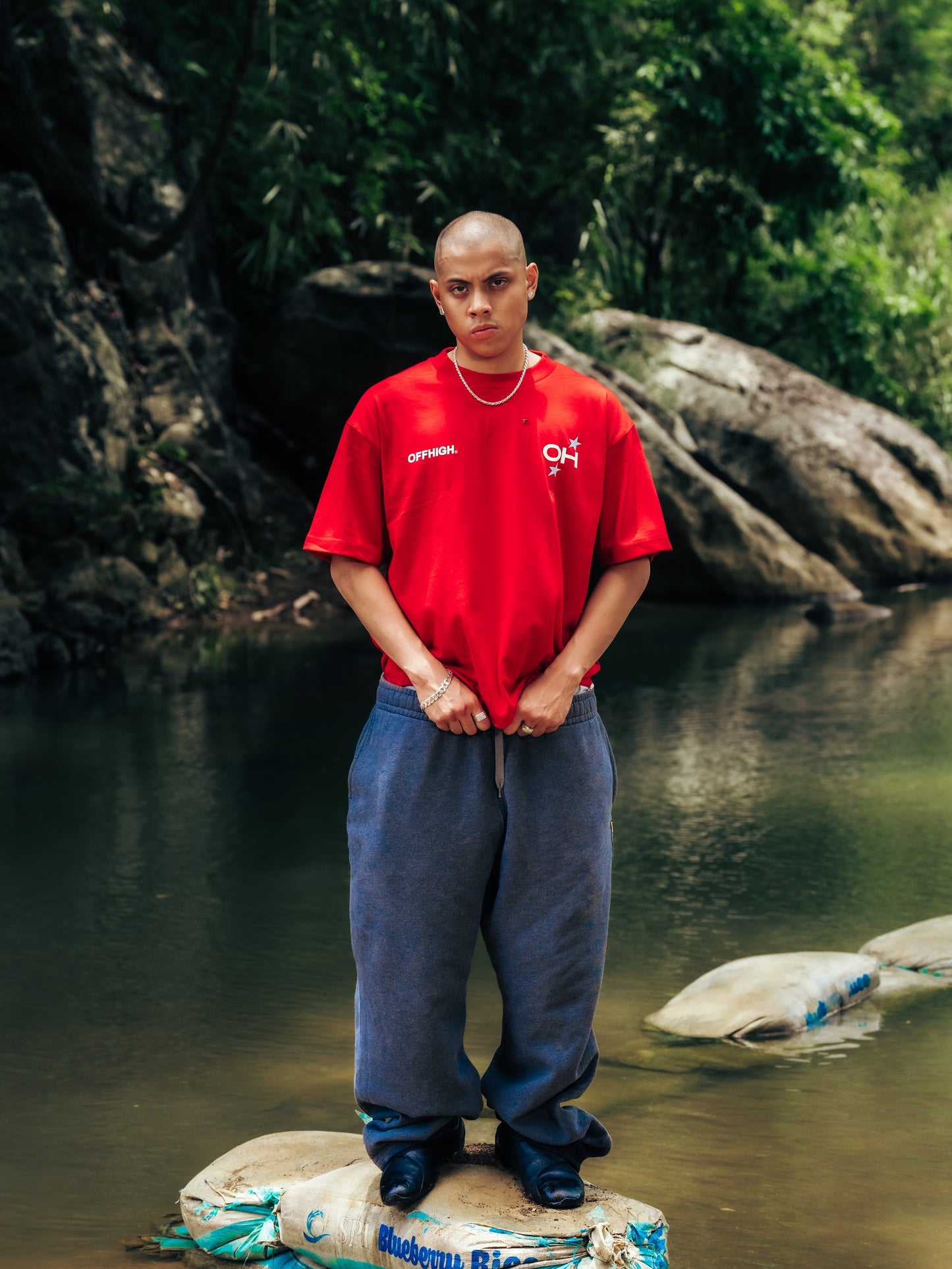 OFFHIGH RFTA RED TSHIRT