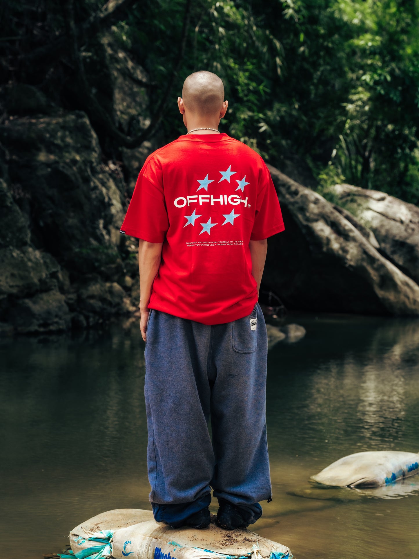 OFFHIGH RFTA RED TSHIRT