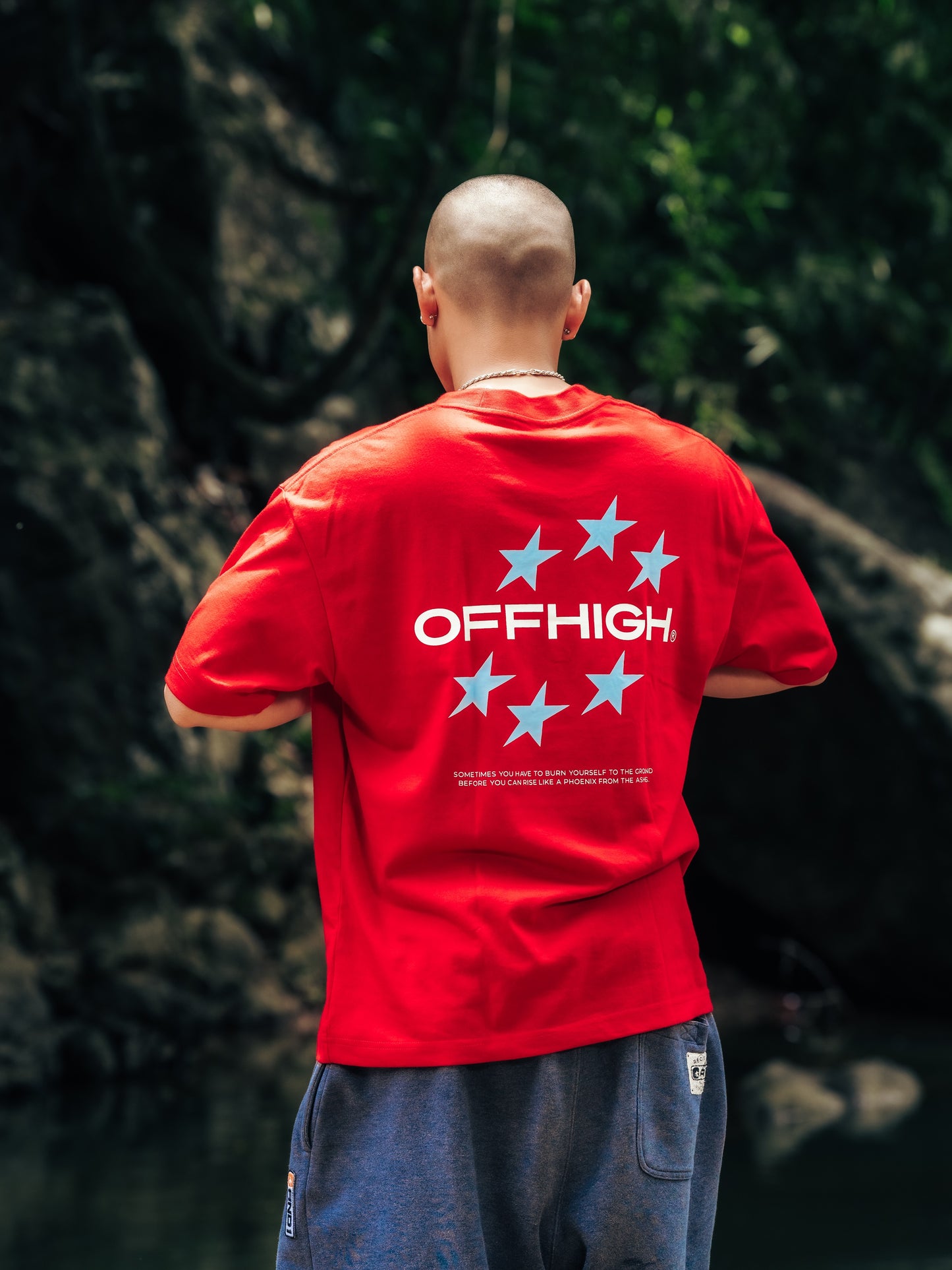 OFFHIGH RFTA RED TSHIRT