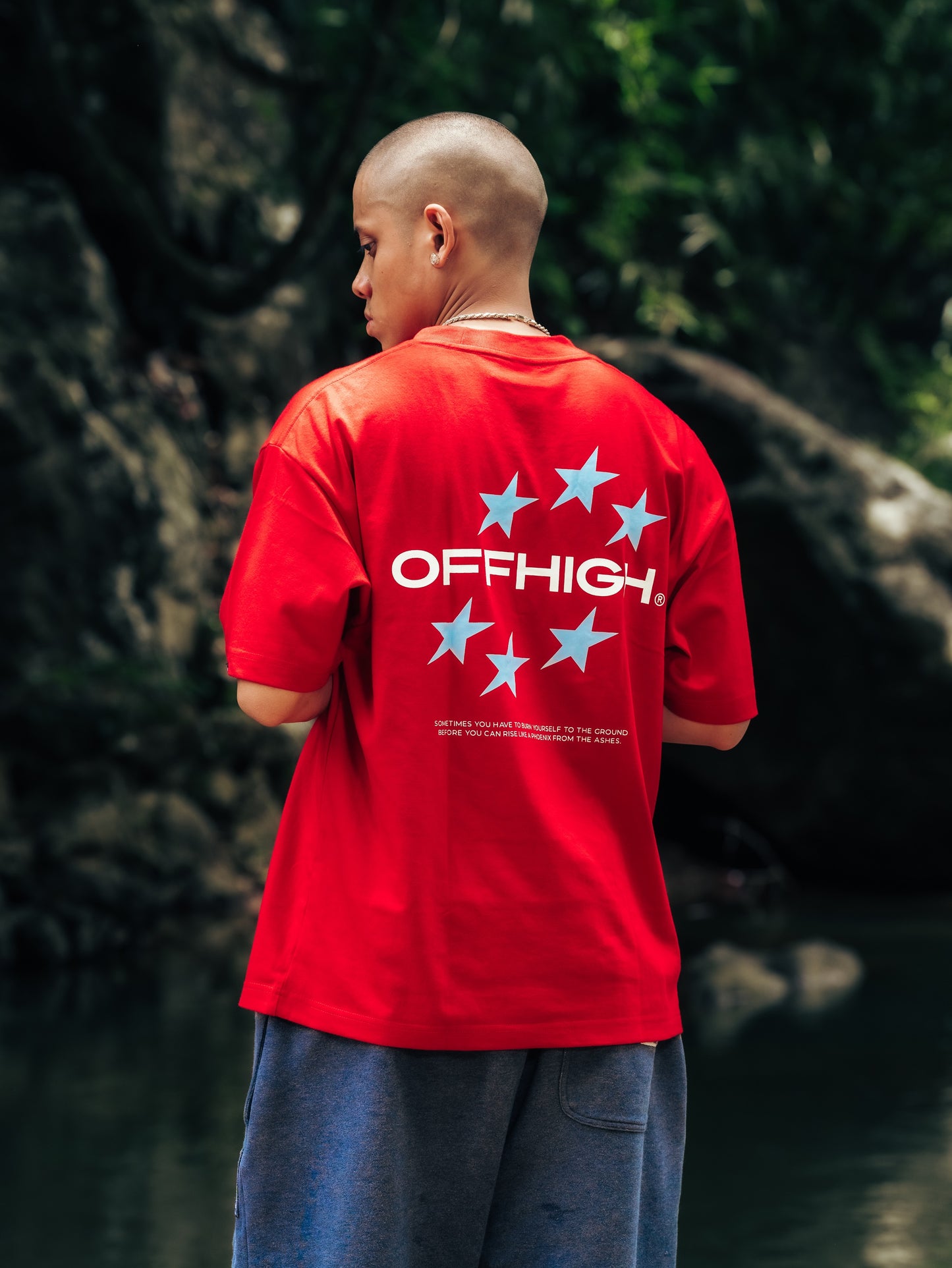 OFFHIGH RFTA RED TSHIRT
