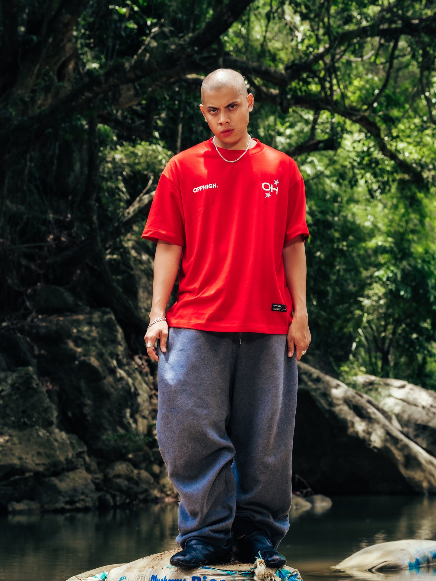 OFFHIGH RFTA RED TSHIRT