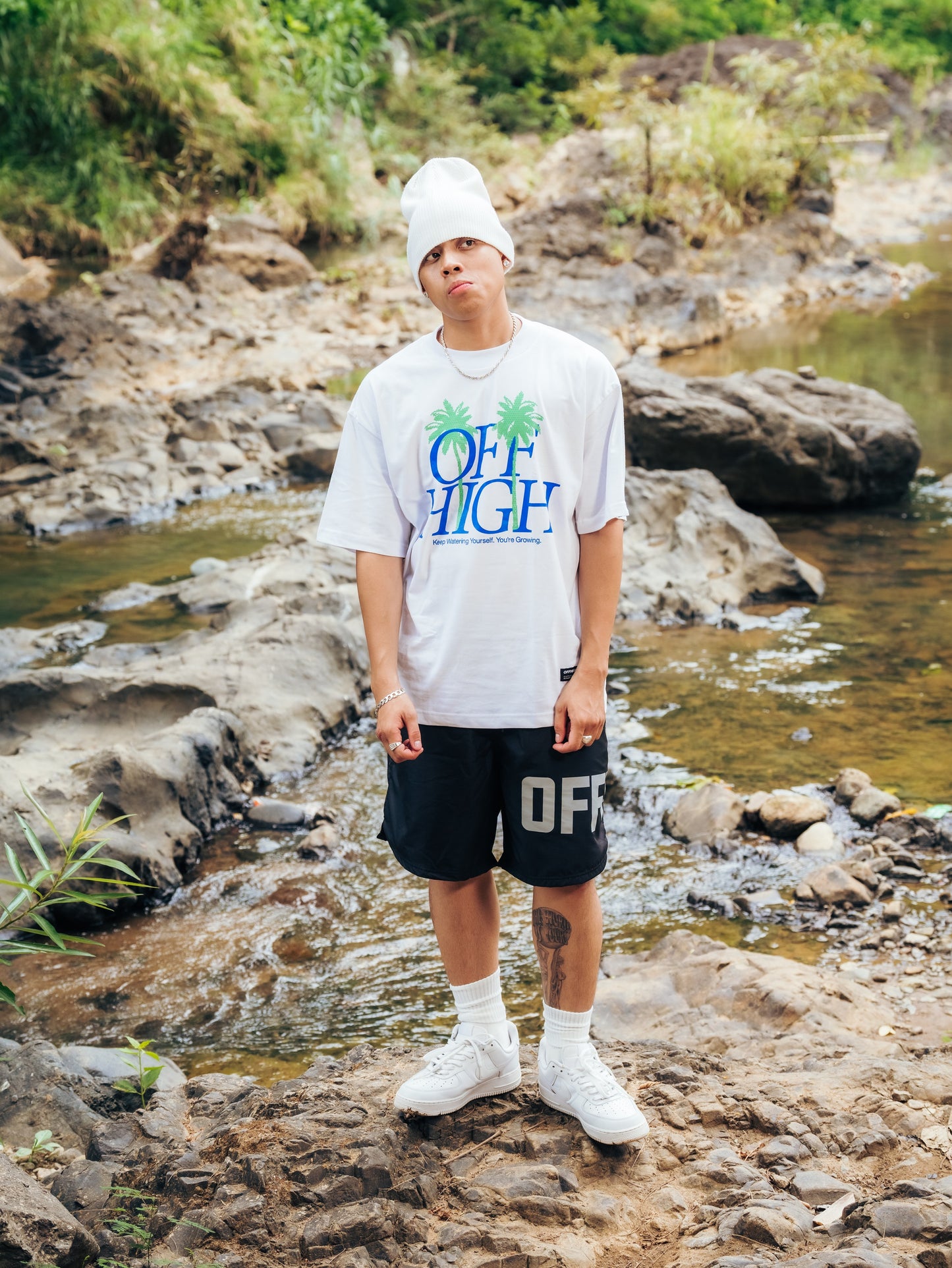 OFFHIGH GROWTH WHITE TSHIRT