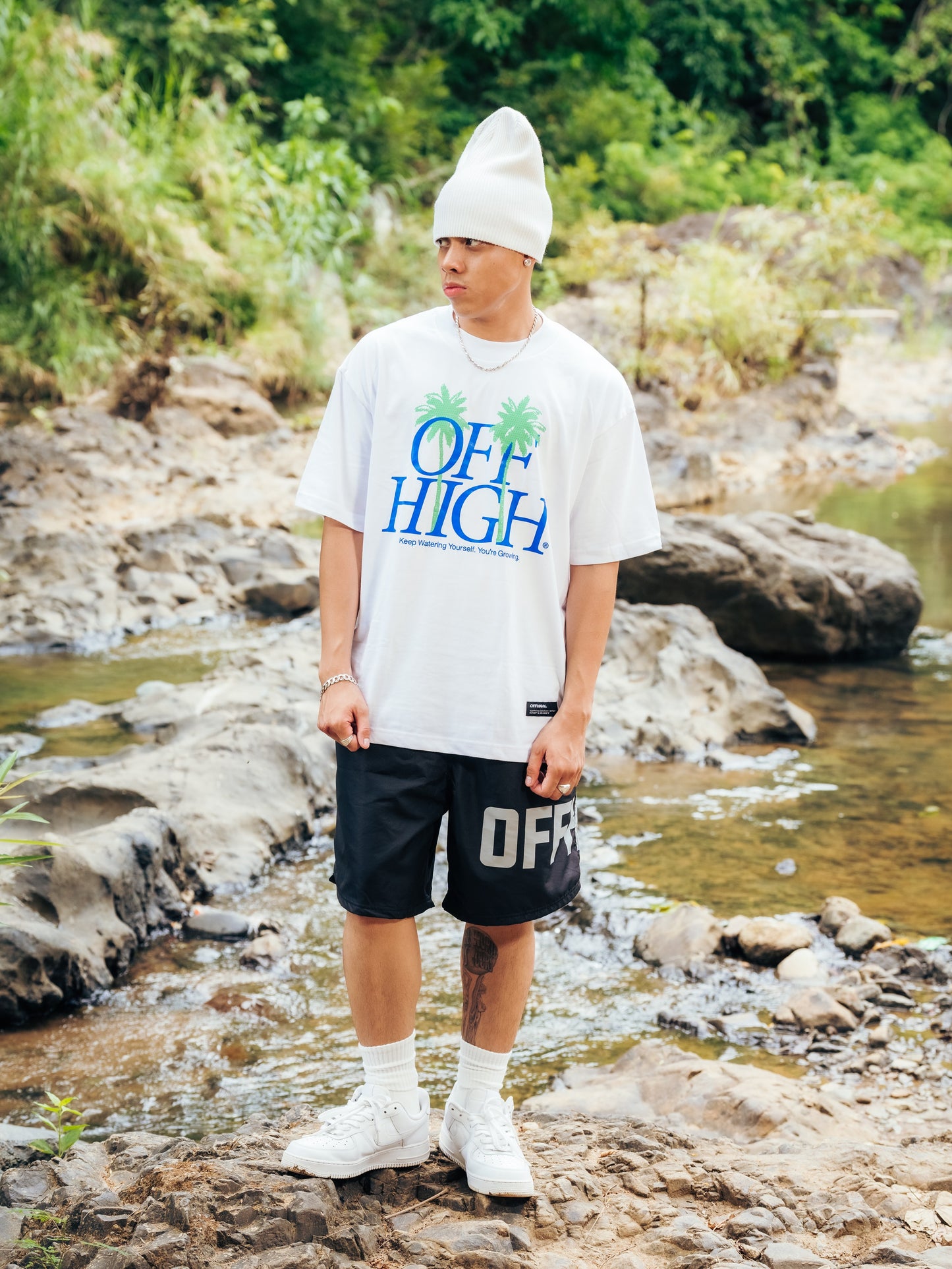 OFFHIGH GROWTH WHITE TSHIRT
