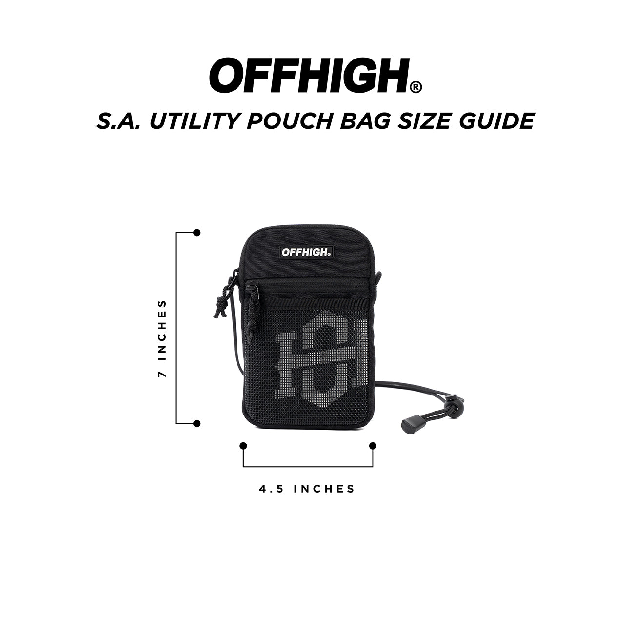 OFFHIGH PARAMOUNT RED UTILITY POUCH