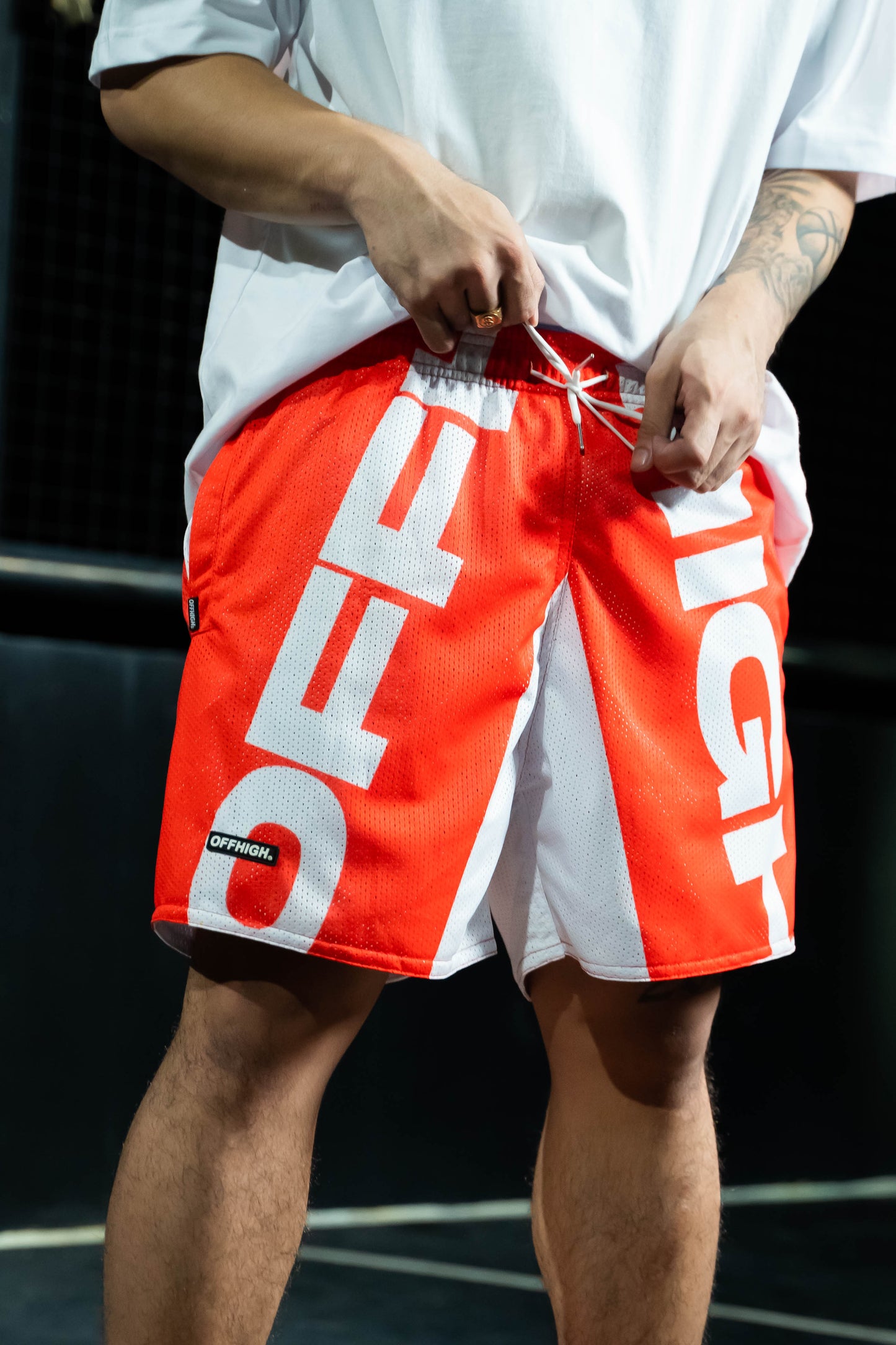 OFFHIGH OFF SIDE MESH SHORT
