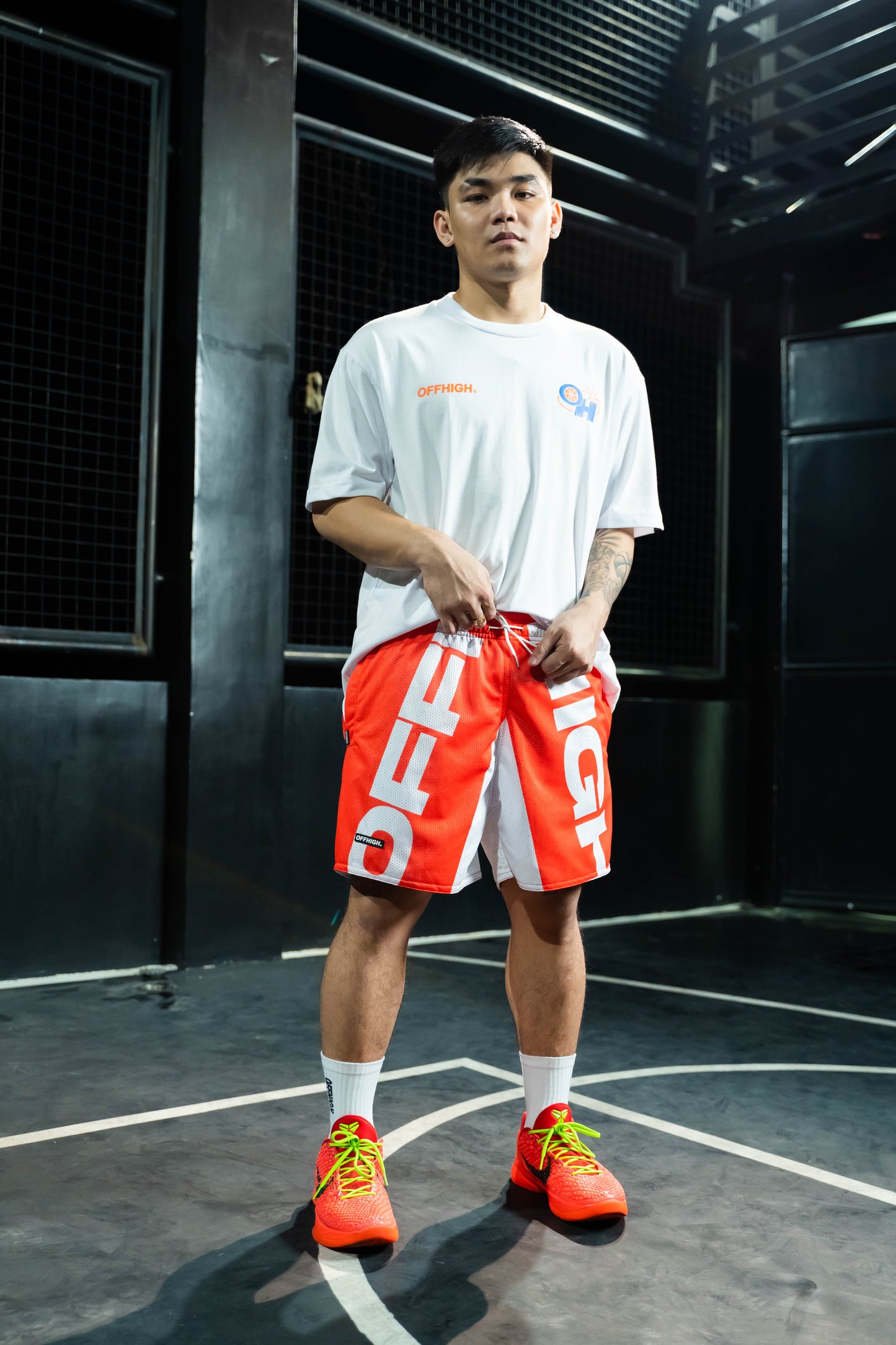 OFFHIGH OFF SIDE MESH SHORT