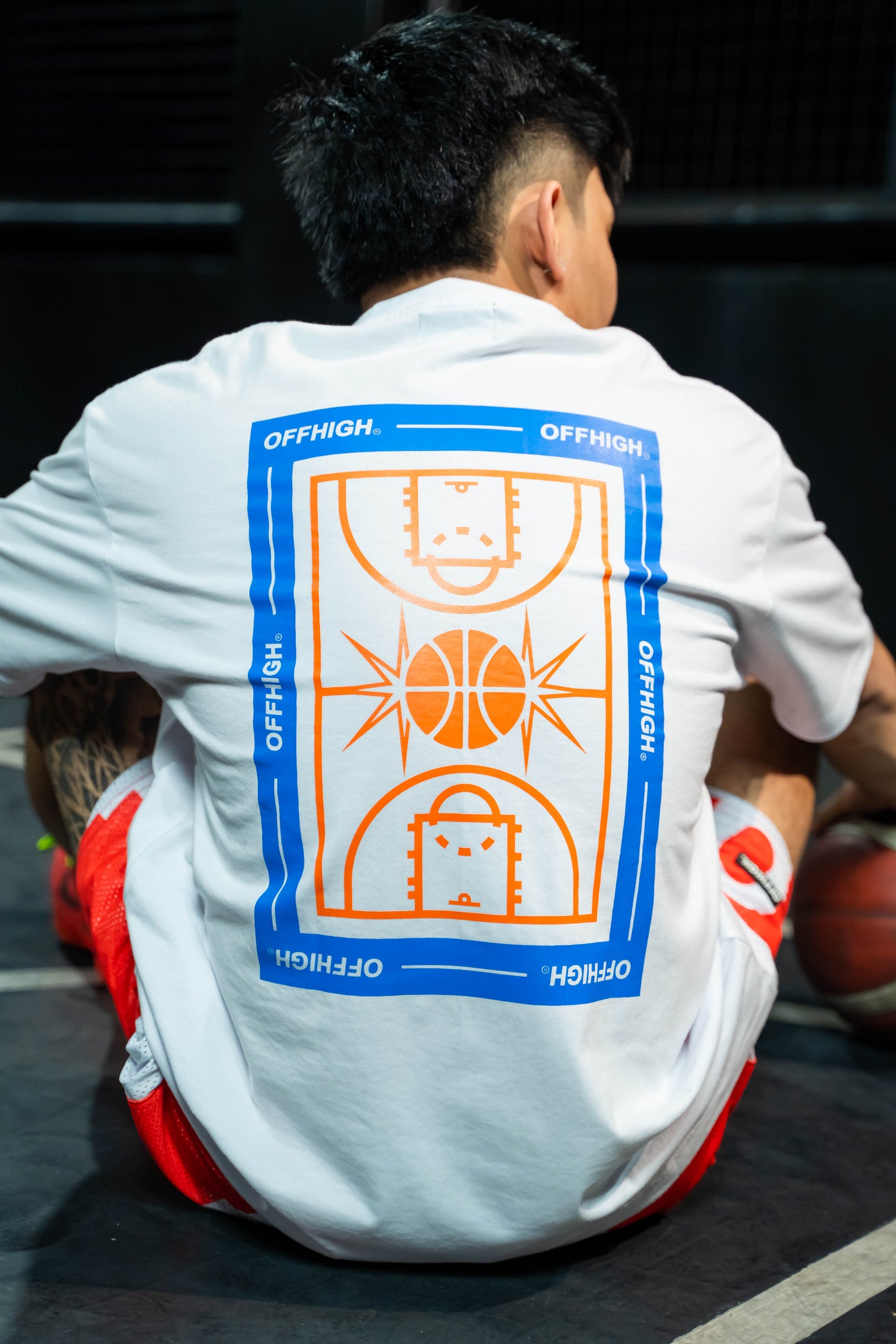 OFFHIGH  HOME WHITE TSHIRT