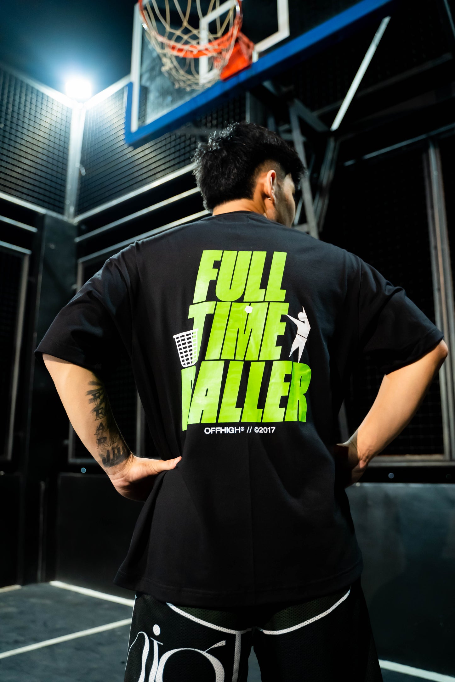 OFFHIGH BALLER BLACK TSHIRT