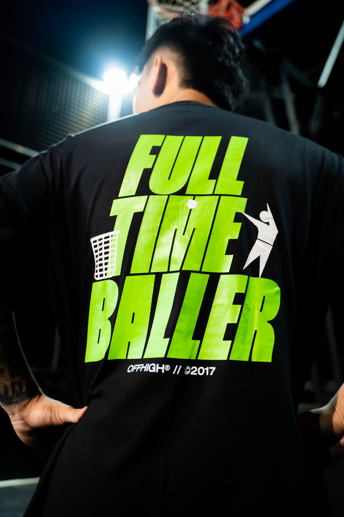 OFFHIGH BALLER BLACK TSHIRT