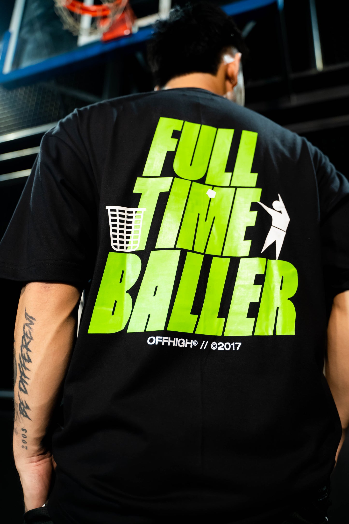 OFFHIGH BALLER BLACK TSHIRT