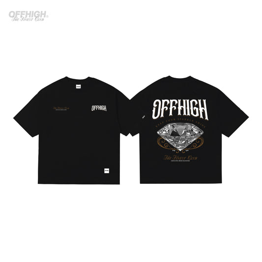 OFFHIGH DIAMOND BLACK TSHIRT