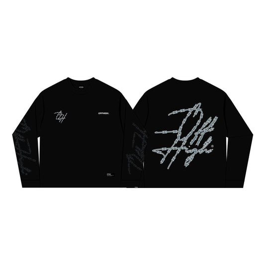 OFFHIGH RAZOR BLACK LONGSLEEVE